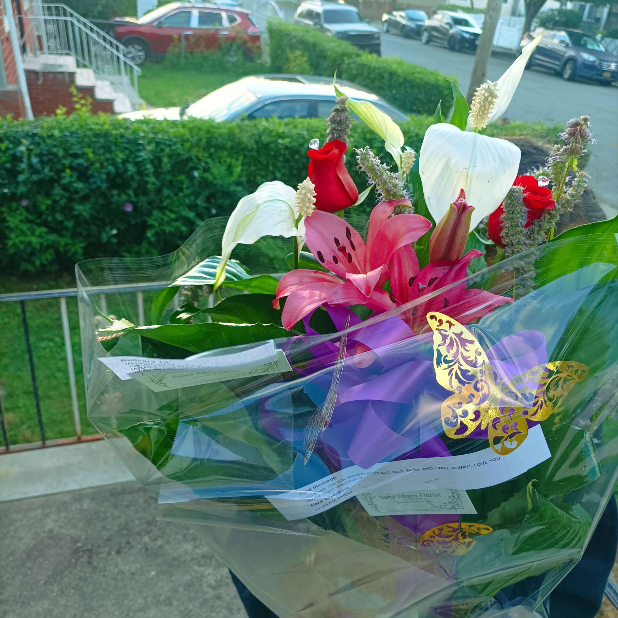 Send your condolences with this extra large 4 ft  Spathiphyllum peace, photo 2 of 2