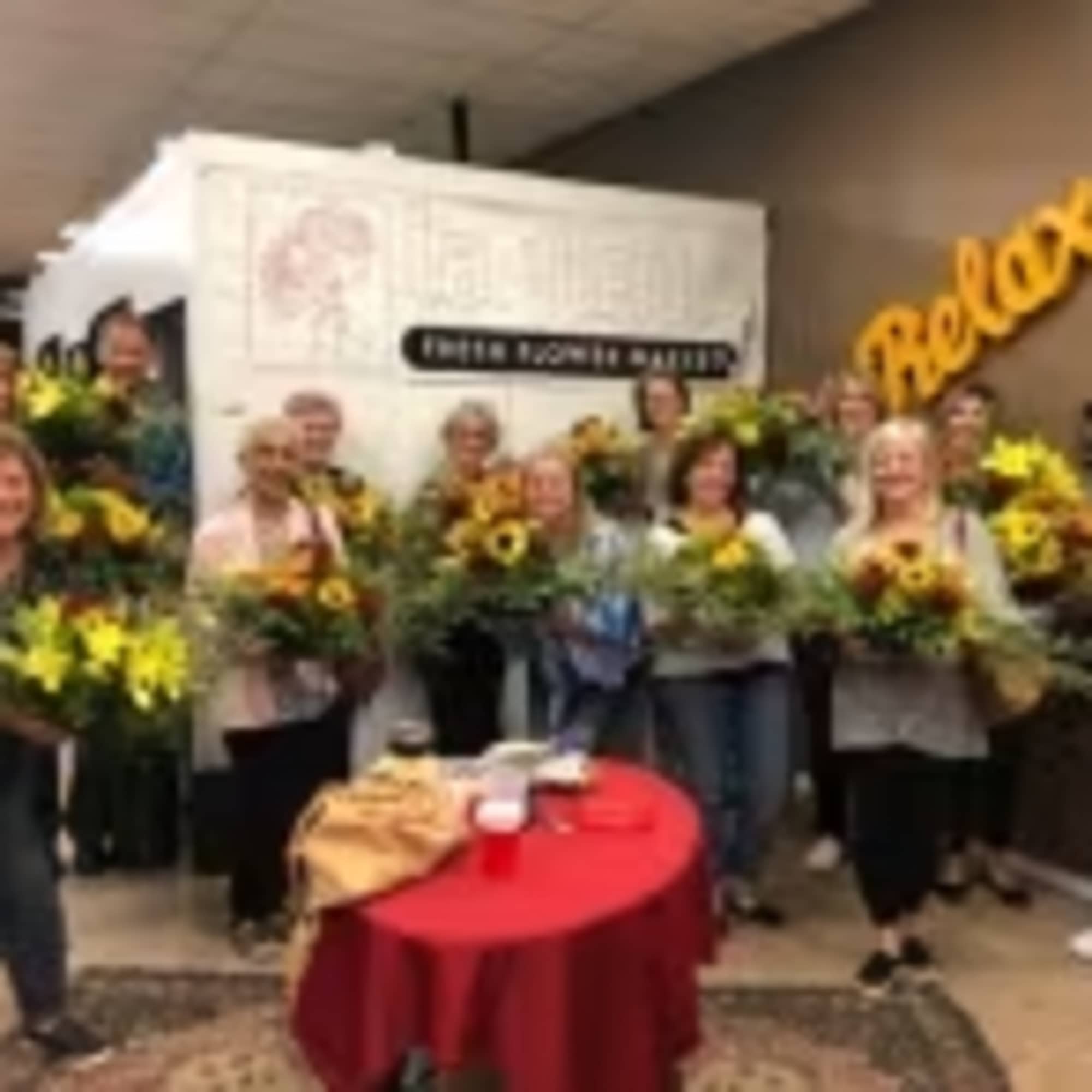 SEVEN SEATS AVAILABLE Join in for a fun evening of flower arranging