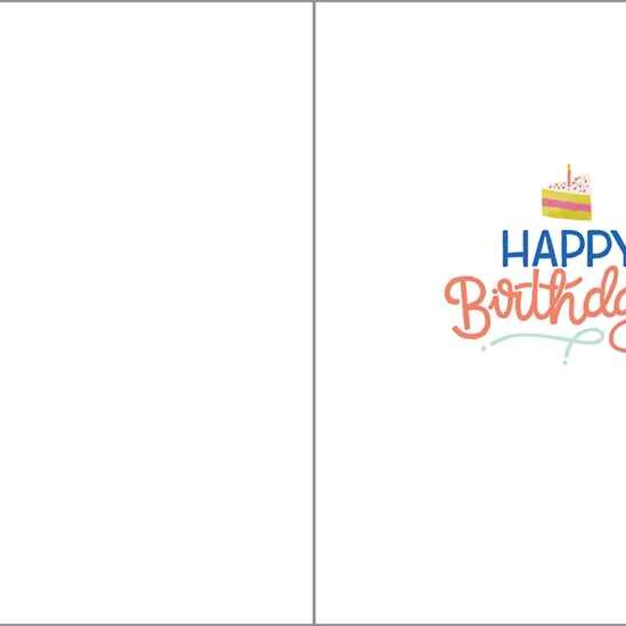 Greeting card with envelope reads:

Front: "Here's to another year of adventure, dreams, photo 2 of 2