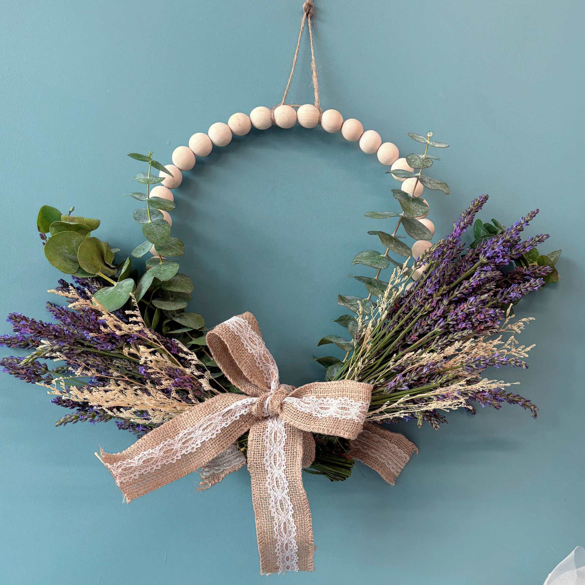 Aromatic English Lavender &amp; Eucalyptus Wreath

Celebrate the beauty of lavender season with, photo 4 of 4
