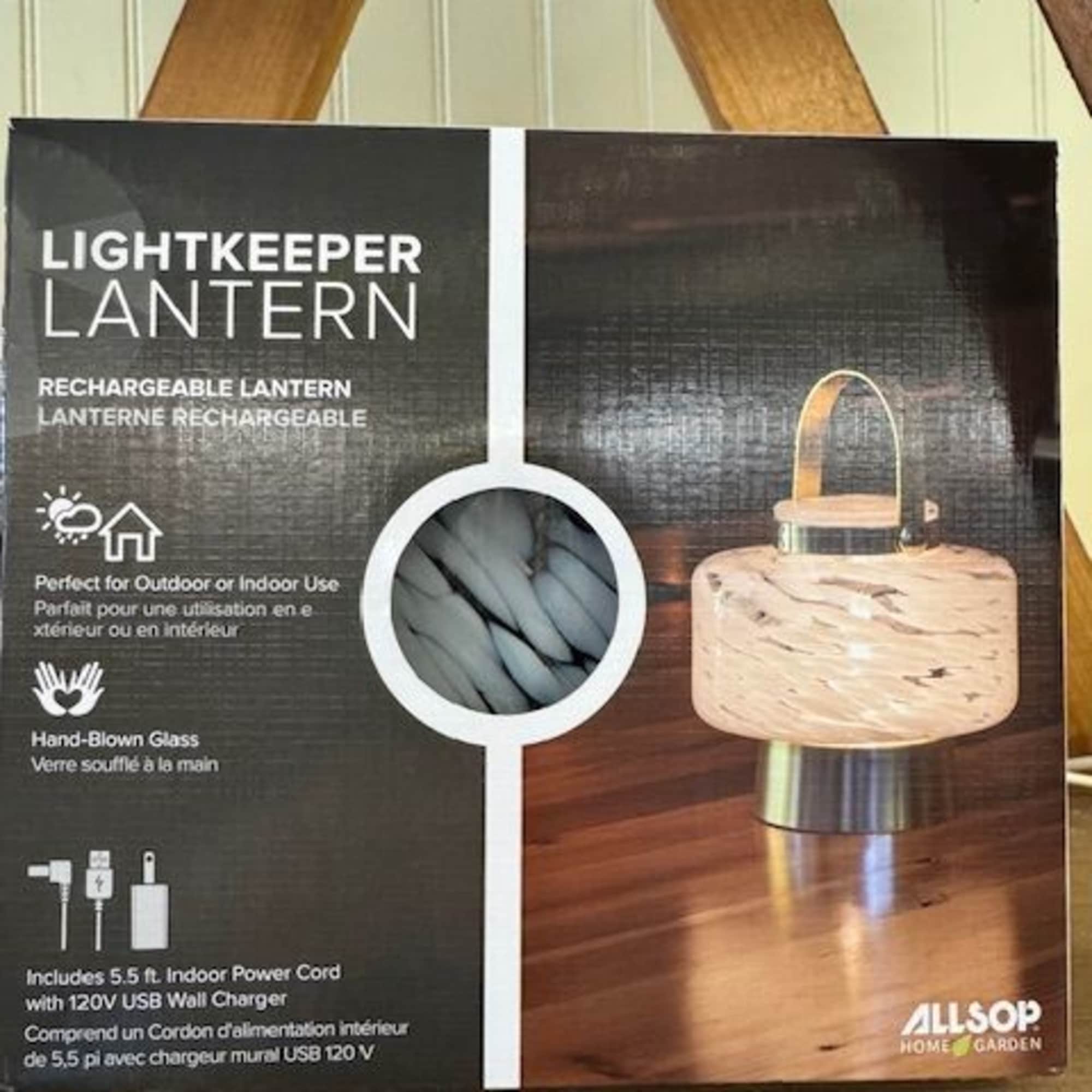 Rechargeable lantern
outdoor or indoor use
hand blown glass
includes charger
**will ship- call store to, photo 2 of 2
