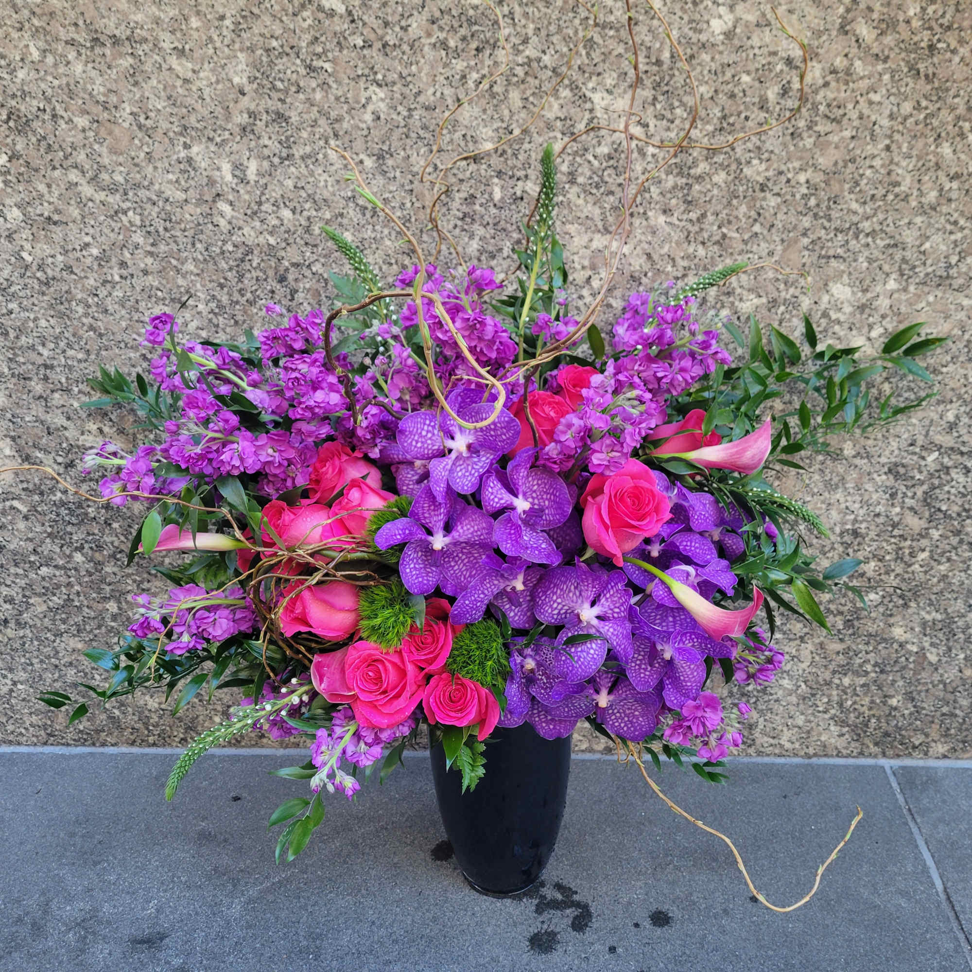 Step into a world of vibrant enchantment with our "Purple Majesty "