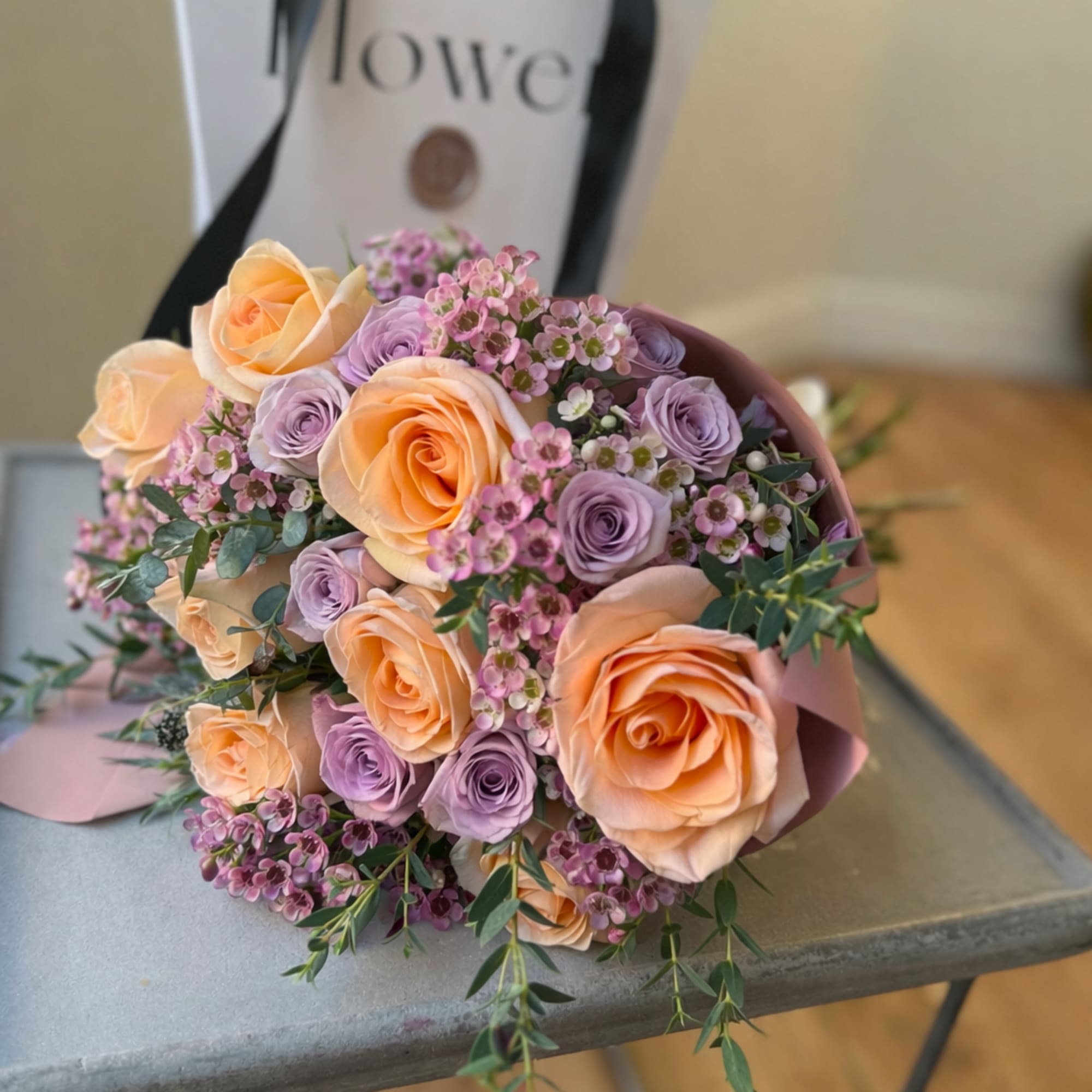 Each day brings a new surprise&mdash;our wrapped bouquets are created fresh with, photo 3 of 4