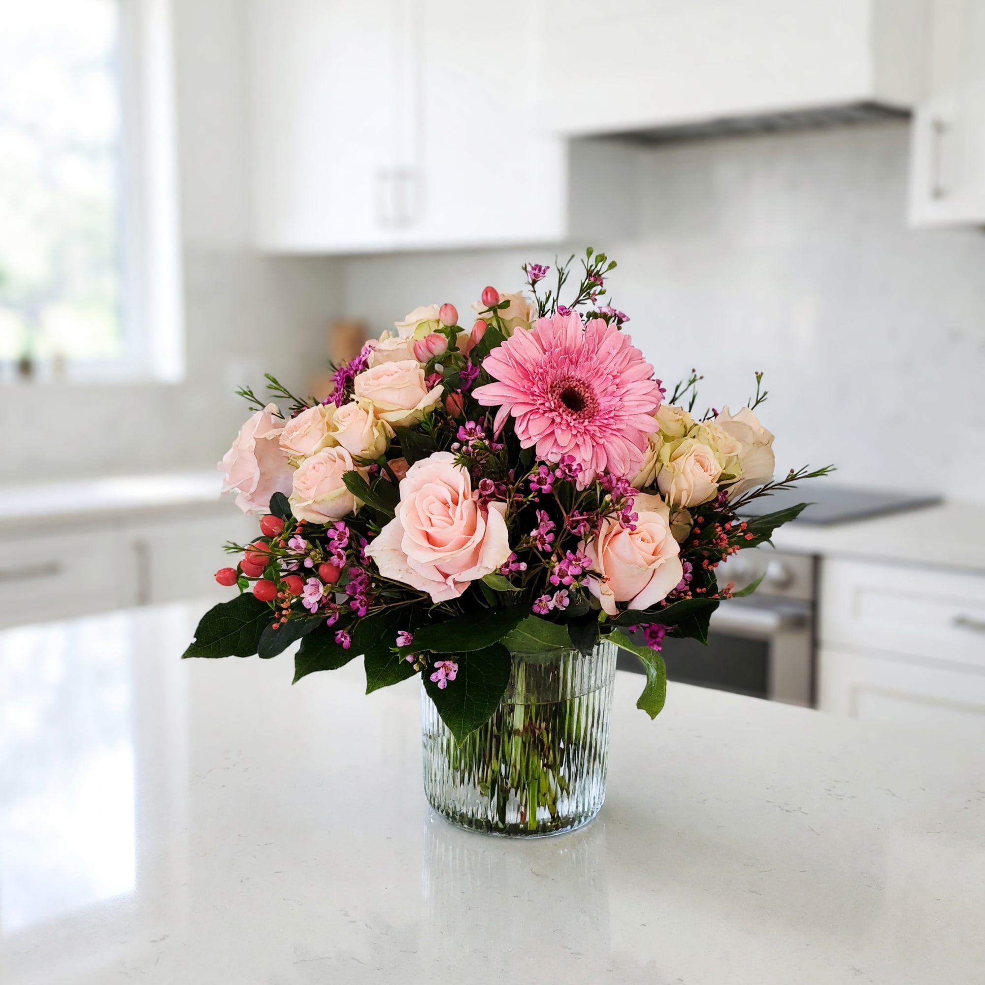 A soft and feminine way to spread cheer! Whether sending best wishes