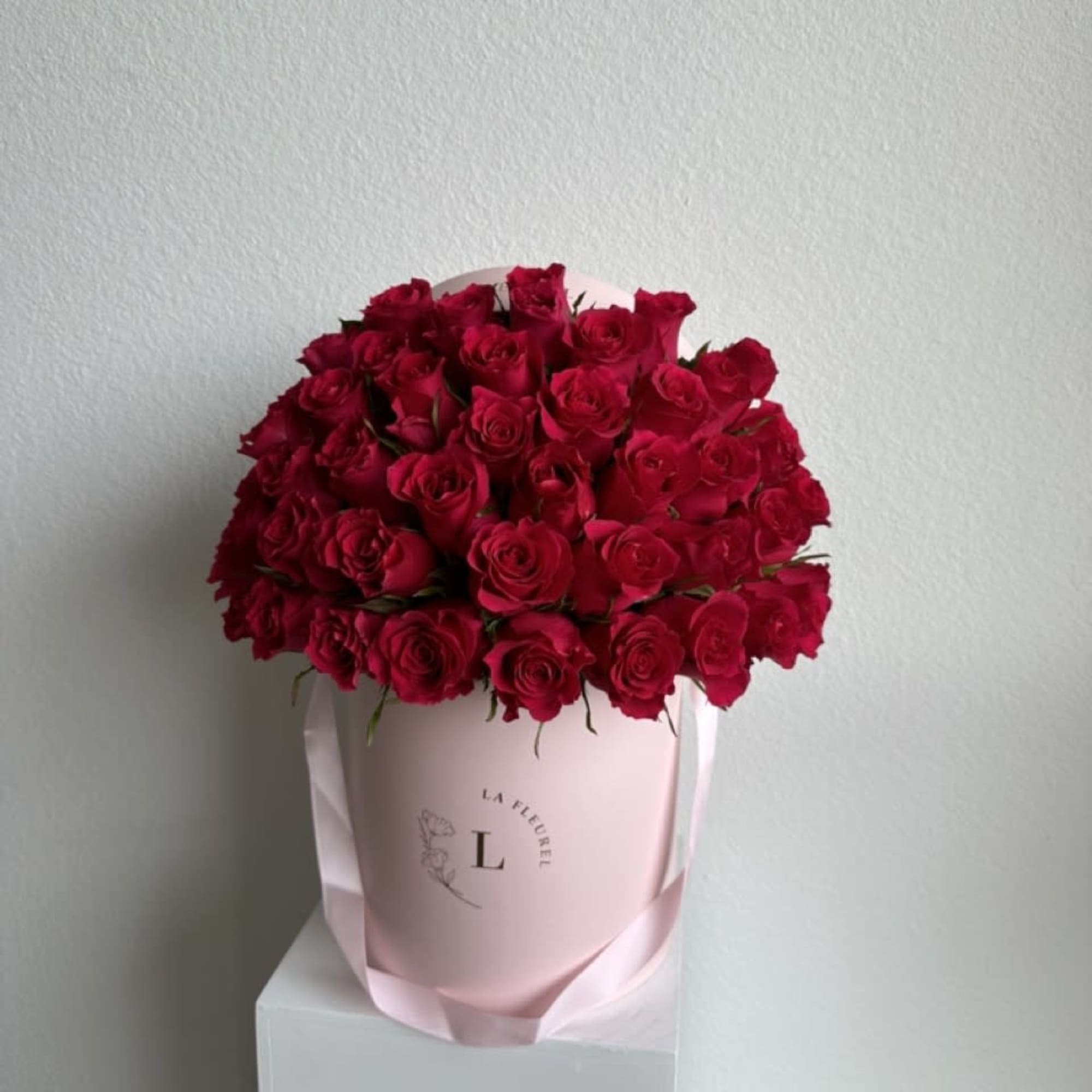 This beautiful arrangement filled with hot pink roses to deliver your special, photo 2 of 2