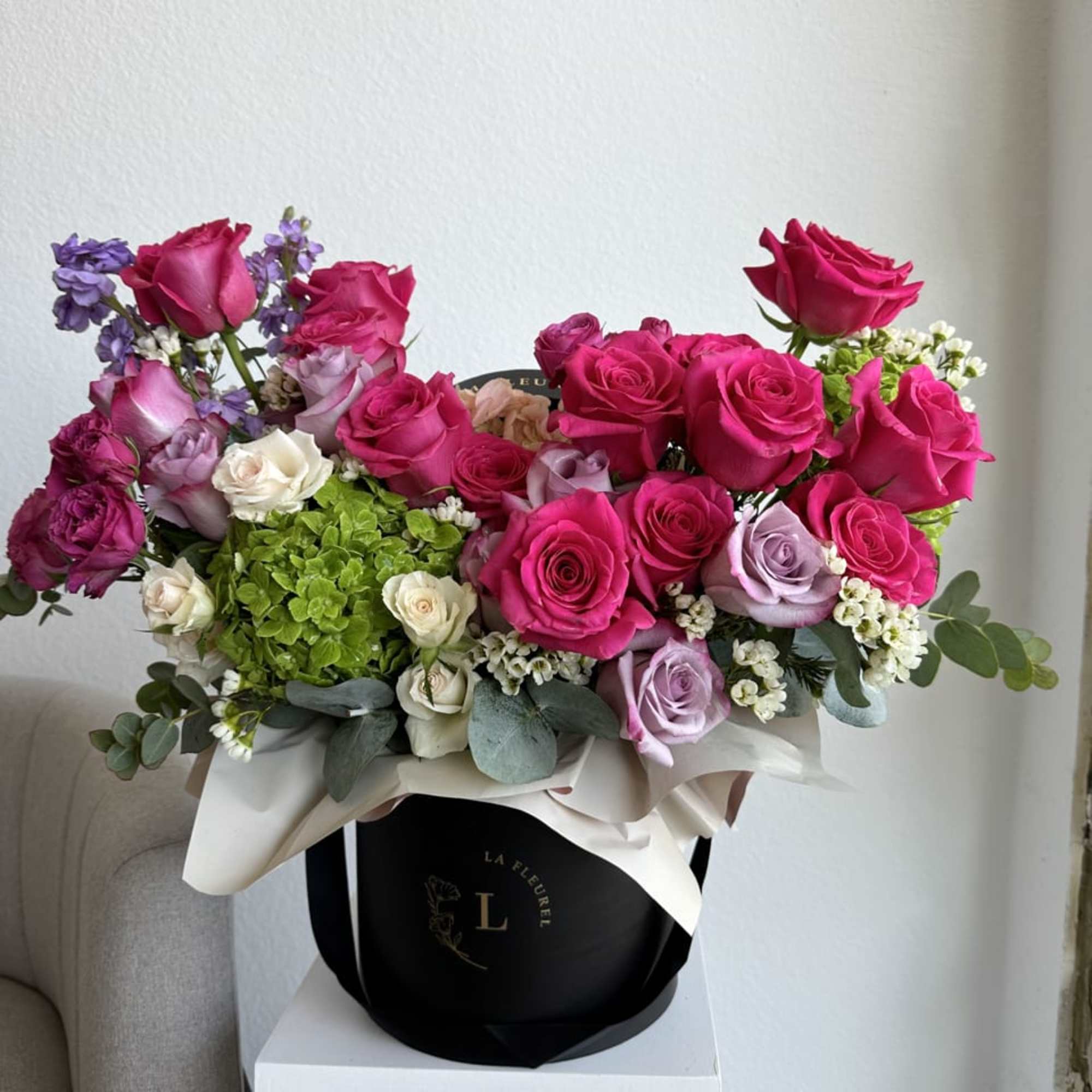 Immerse yourself in the luxurious feel of velvet with this Hot Pink