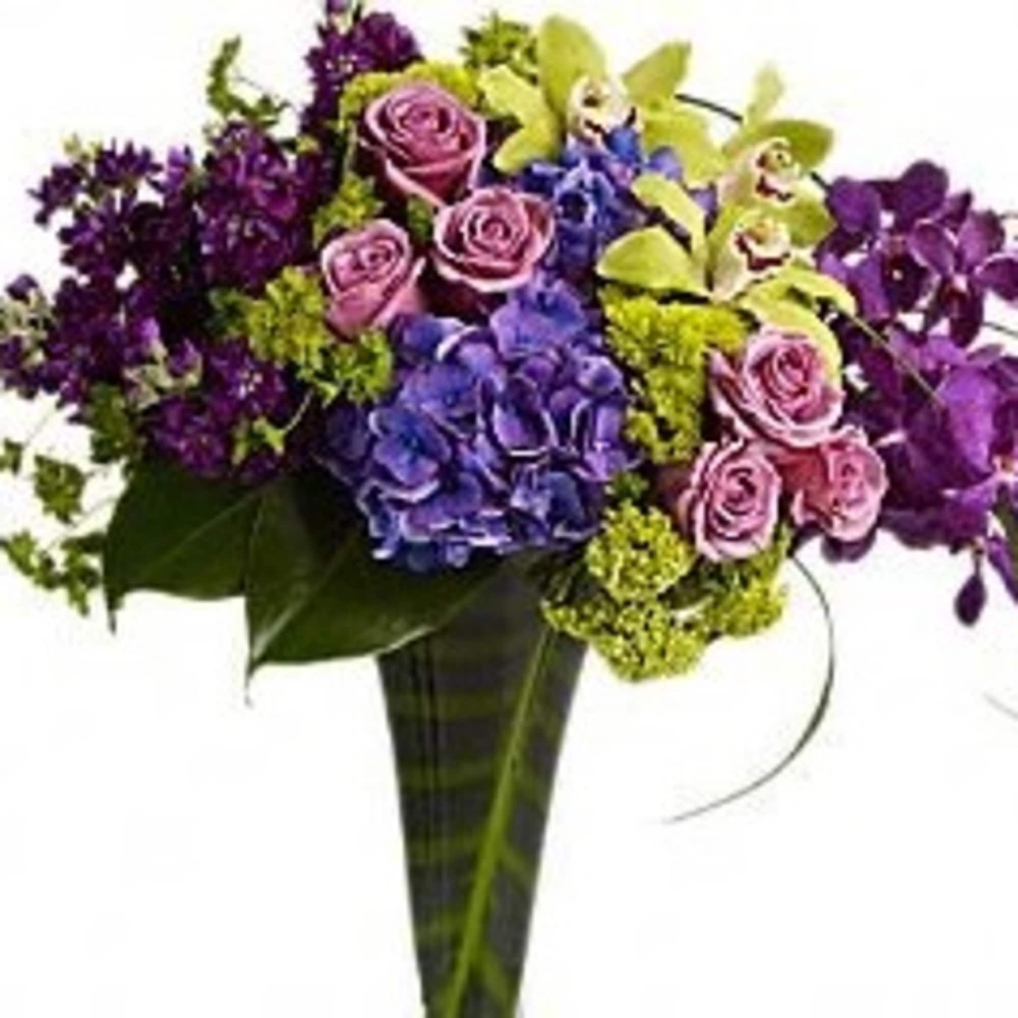 glamorous mix bouquet and refreshing 