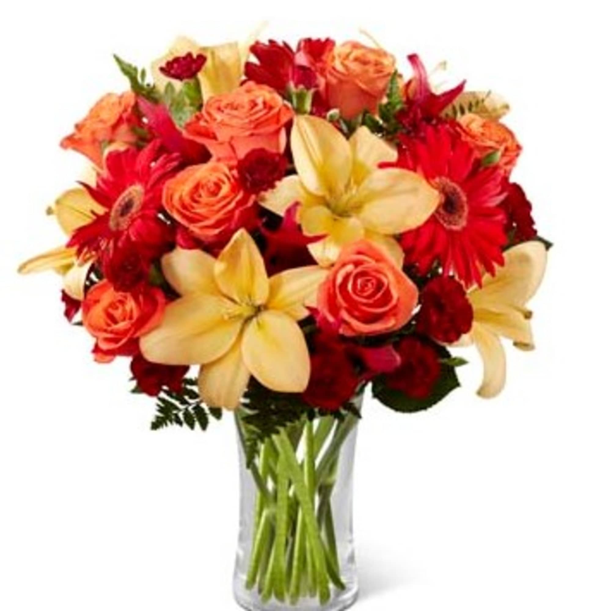 Enlighten someone&#039;s day with the gorgeous vase of blooming vibrancy