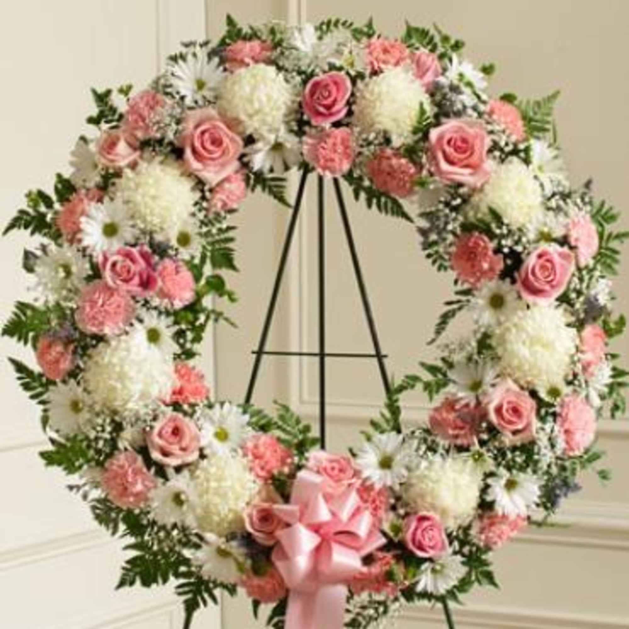This Standing Wreath is a beautiful reflection of your love and  This Standing Wreath is a beautiful reflection of your love and