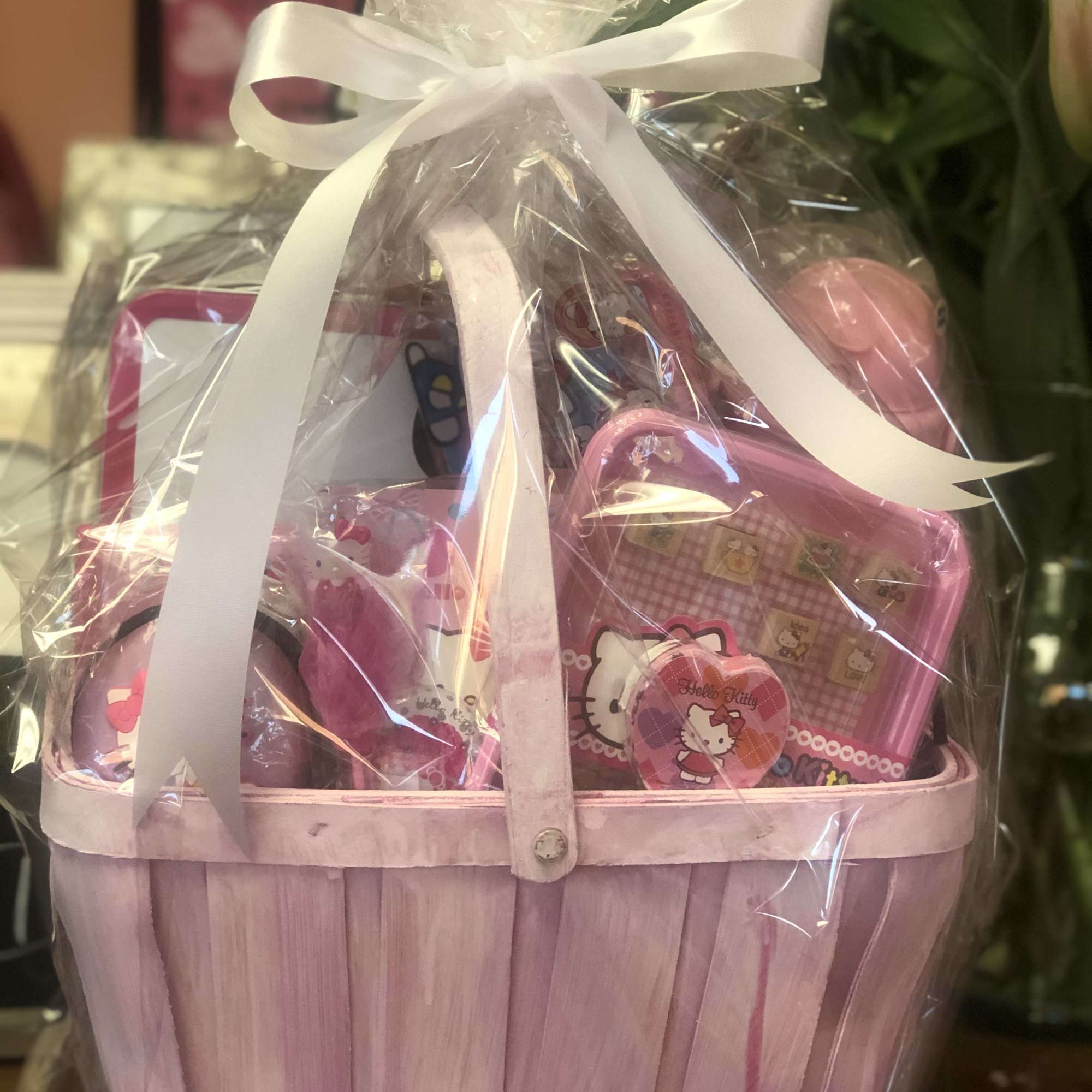 Pink Hello kitty Large Gift Basket