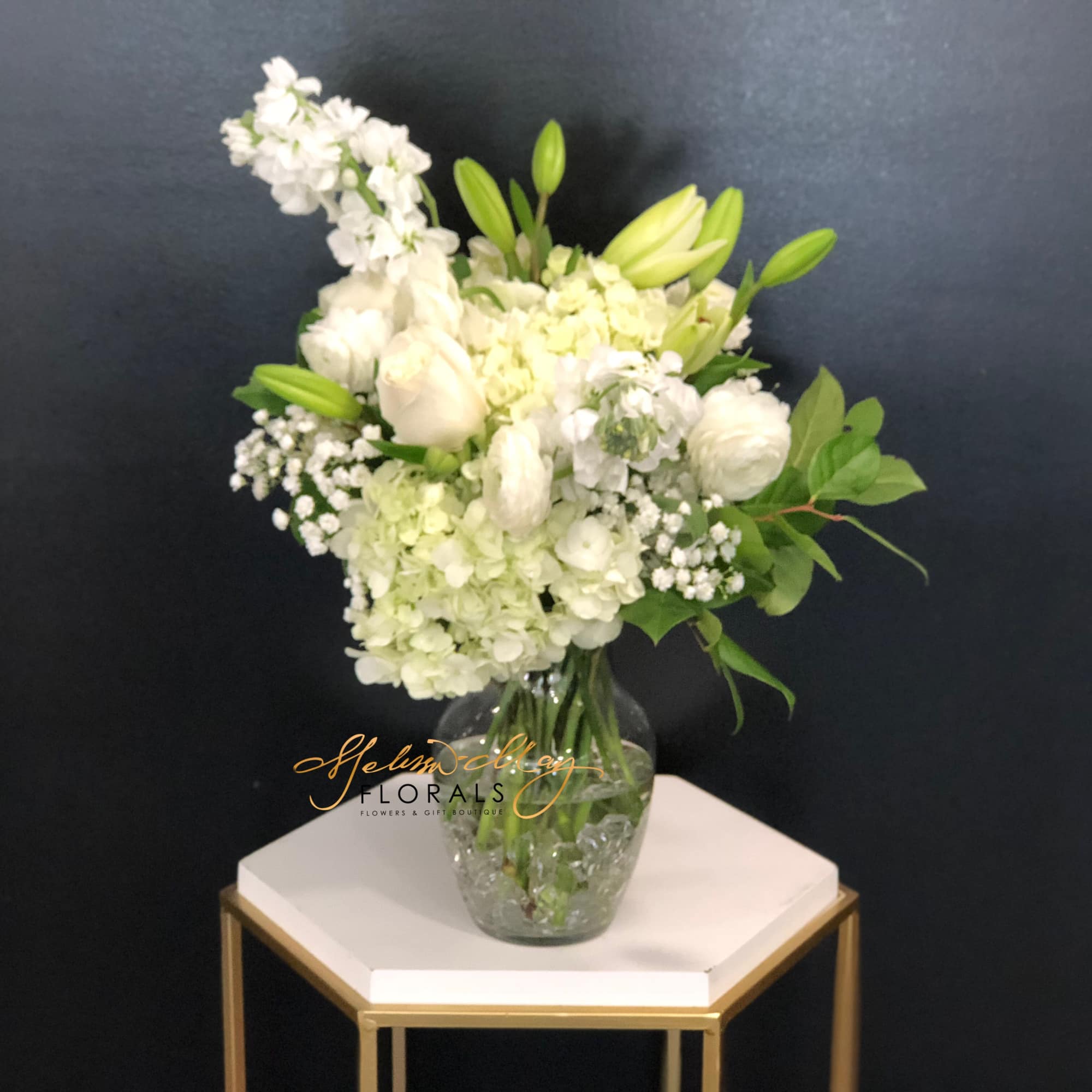 A white and wonderous greeting for a fresh New Year, or any