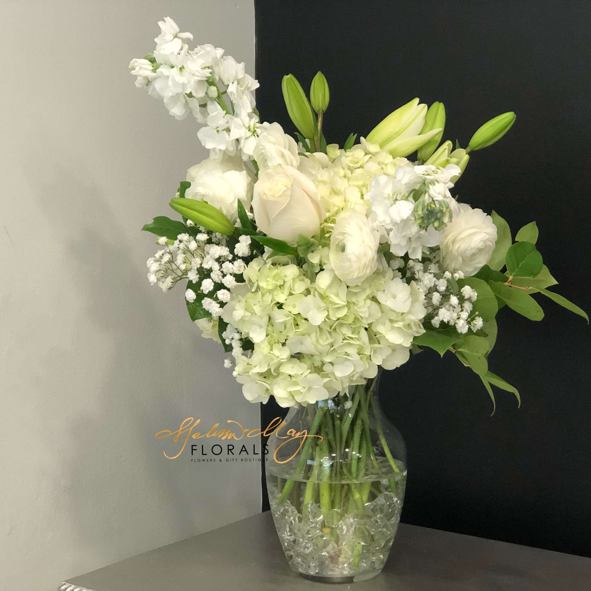 A white and wonderous greeting for a fresh New Year, or any