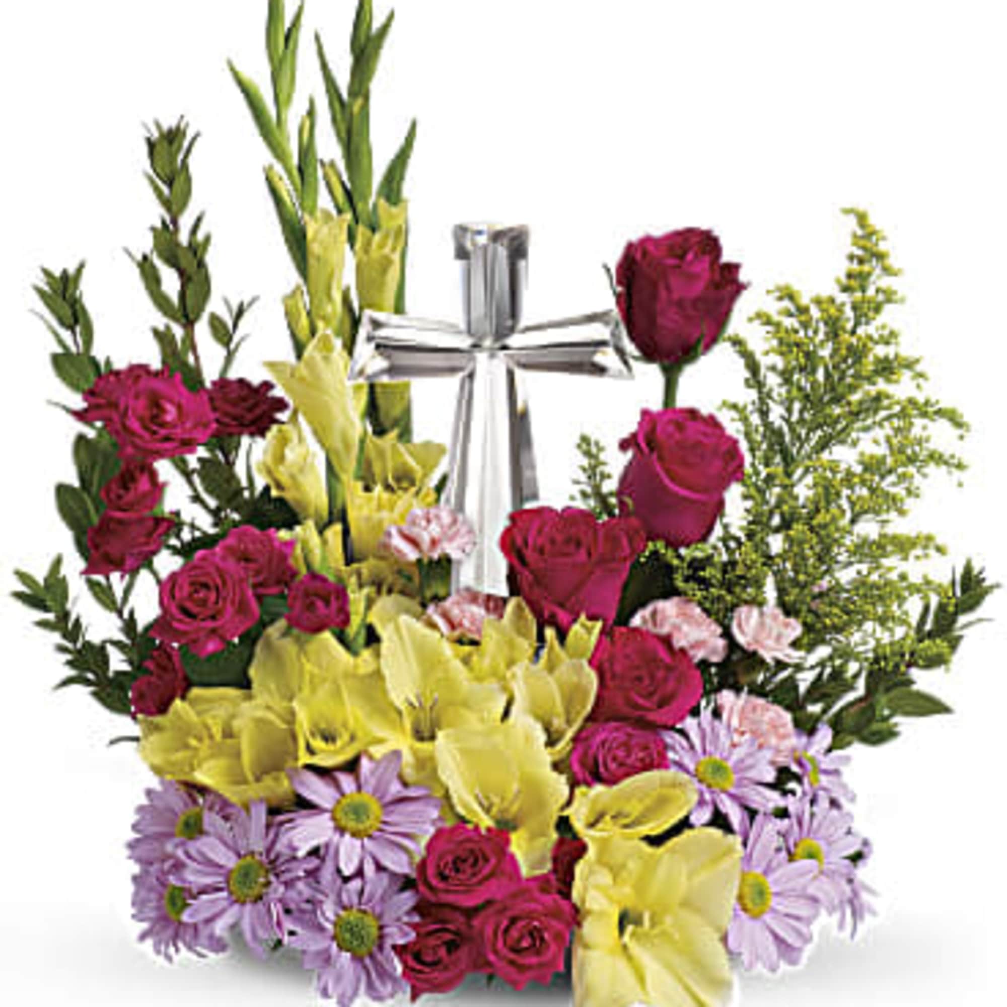m-flo＆m-flo loves crystal kay２セット Crystal Cross Bouquet in Dallas, TX | I Love Roses Florist