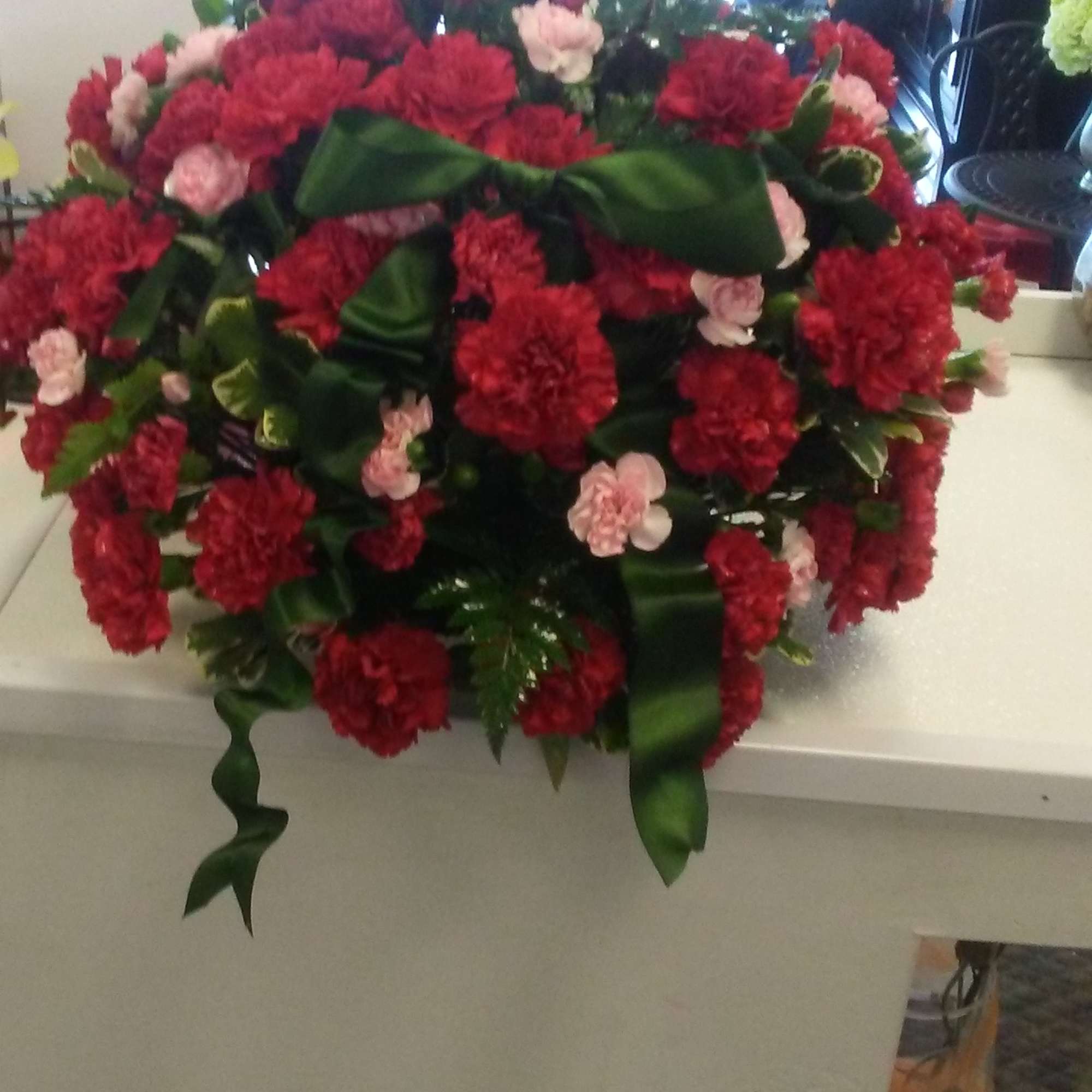 Carnation centerpiece