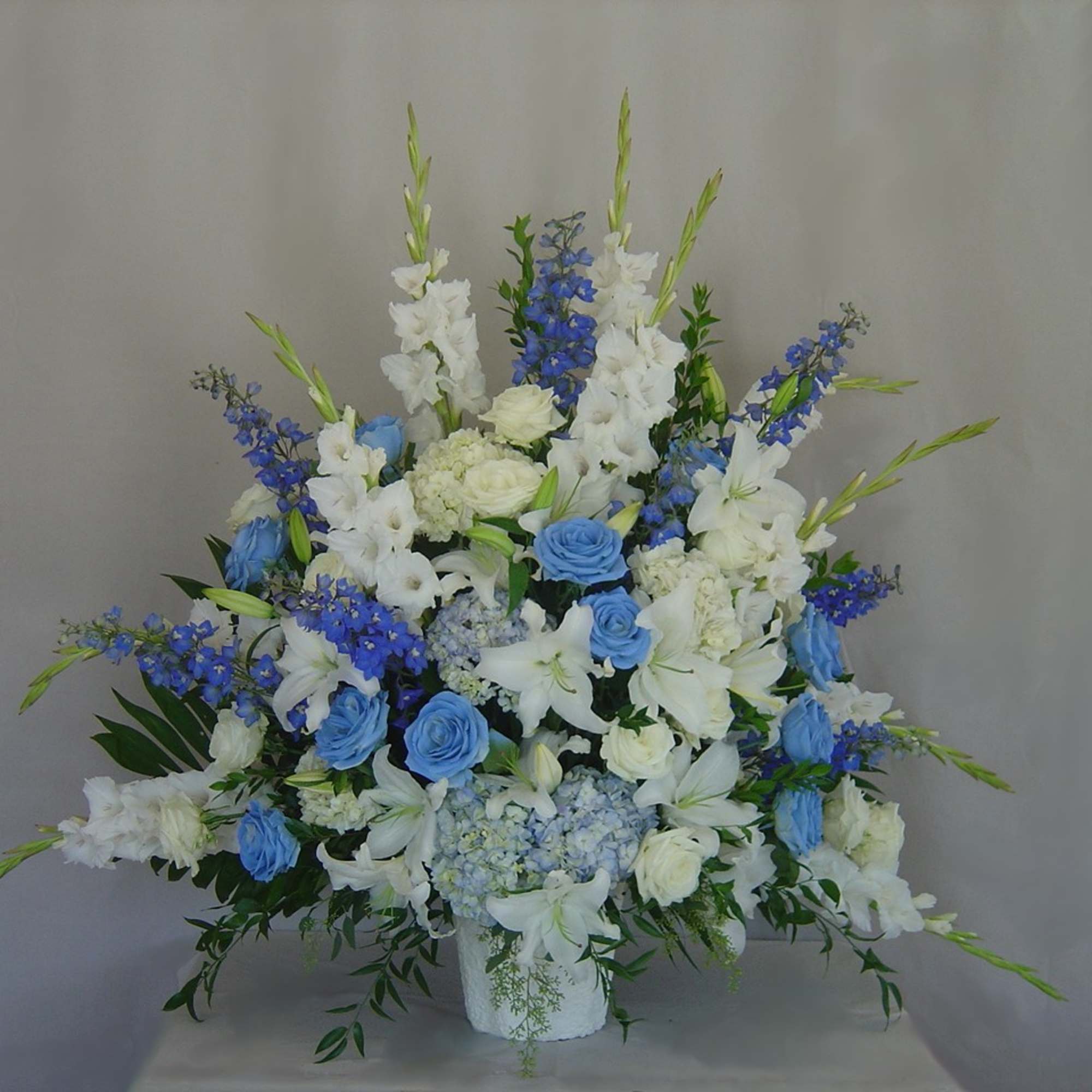 Pastel colors, mix of roses, lilies, hydrangeas, lisianthus.  Please see more Pastel colors, mix of roses, lilies, hydrangeas, lisianthus.  Please see more