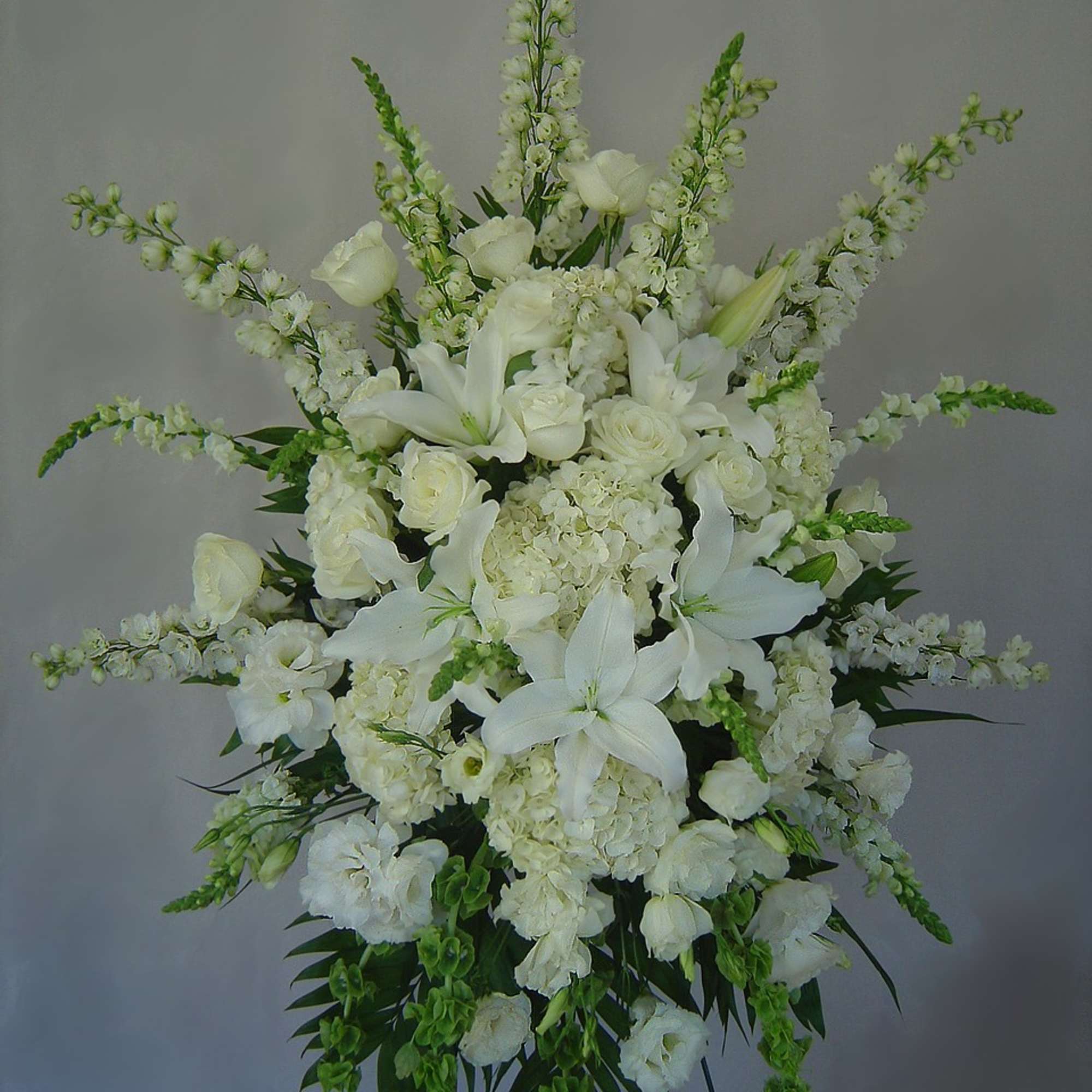 Pastel colors, mix of roses, lilies, hydrangeas, lisianthus.  Please see more Pastel colors, mix of roses, lilies, hydrangeas, lisianthus.  Please see more