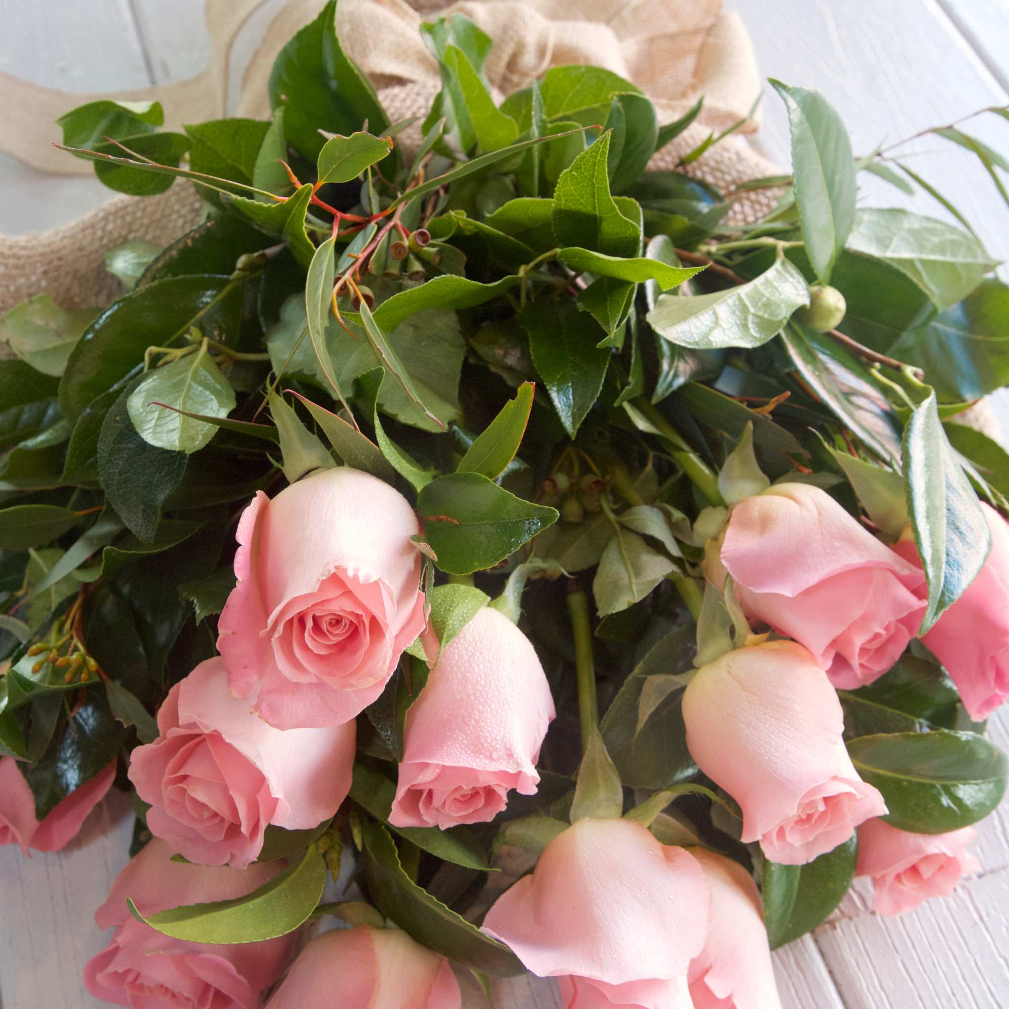 You&#039;ll never go wrong with this ever-appropo Wrapped Bouquet of one dozen