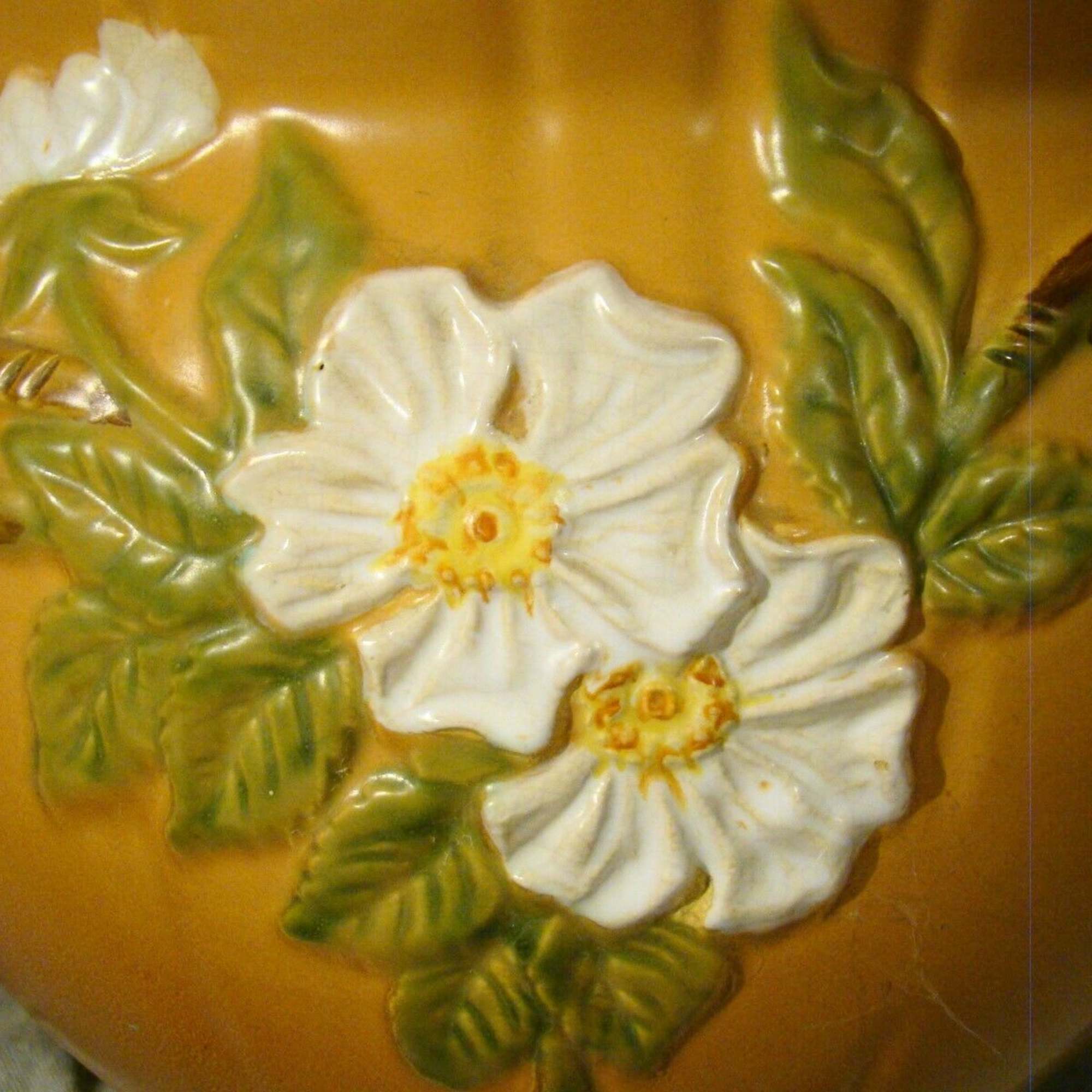 Our WELLER WILD ROSE 12&quot; jardiniere -planter  is from the 1930&#039;s