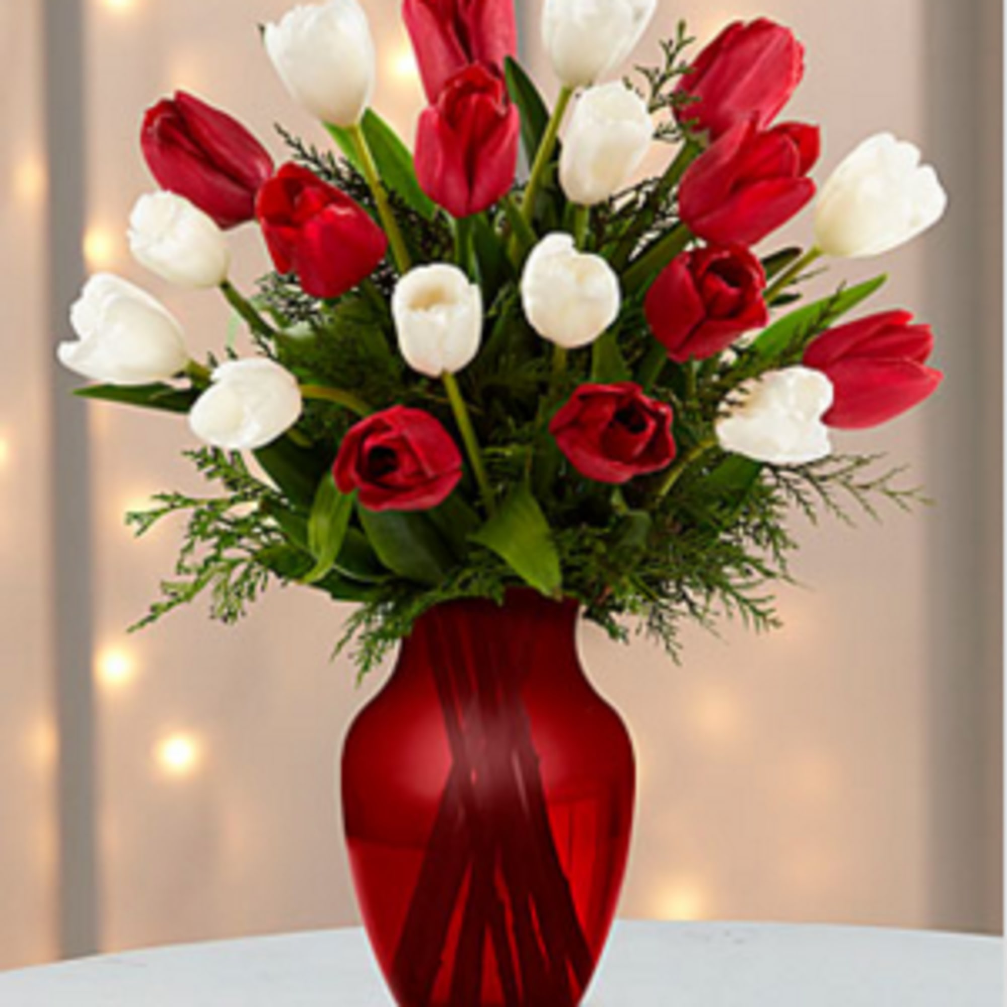Merry Moments Holiday Tulip Bouquet in Central Square, NY | Leaf 