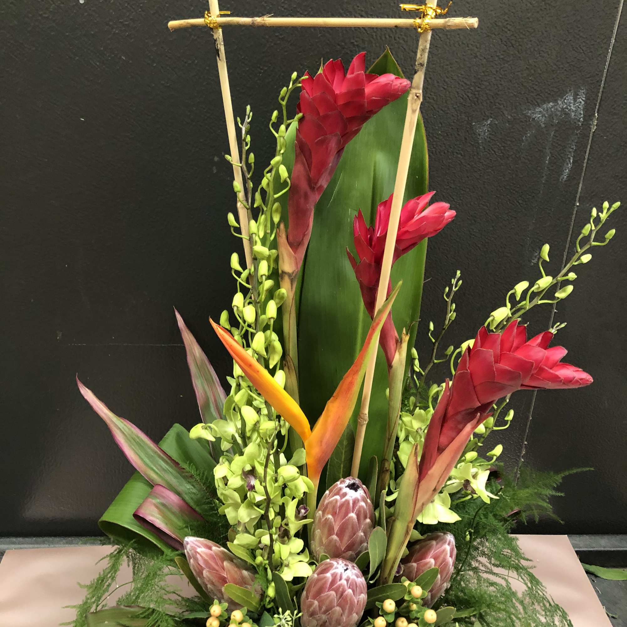 Send the tropics to someone special. With this unique arrangement of all