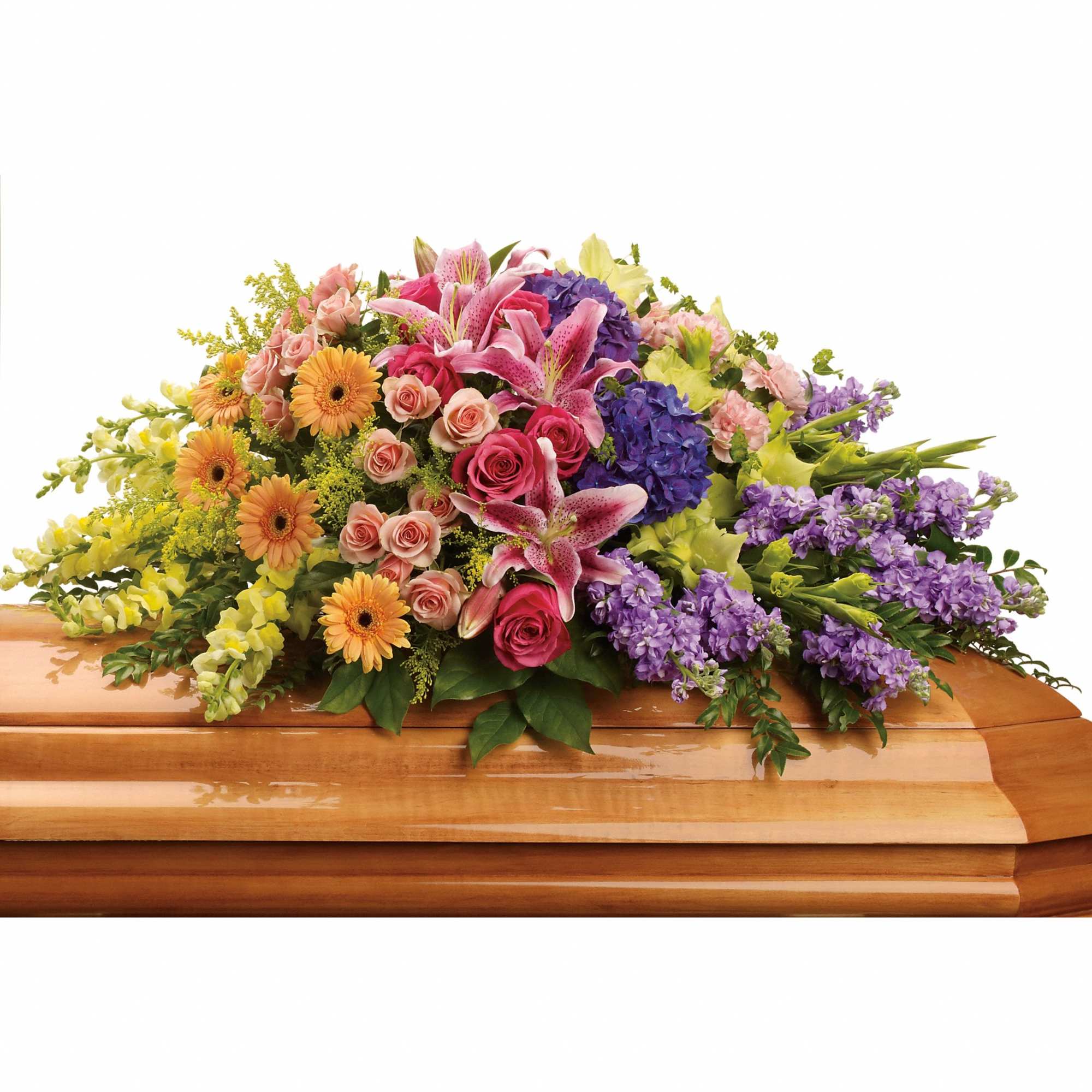 Garden of Sweet Memories Casket Spray by Teleflora in Dorchester