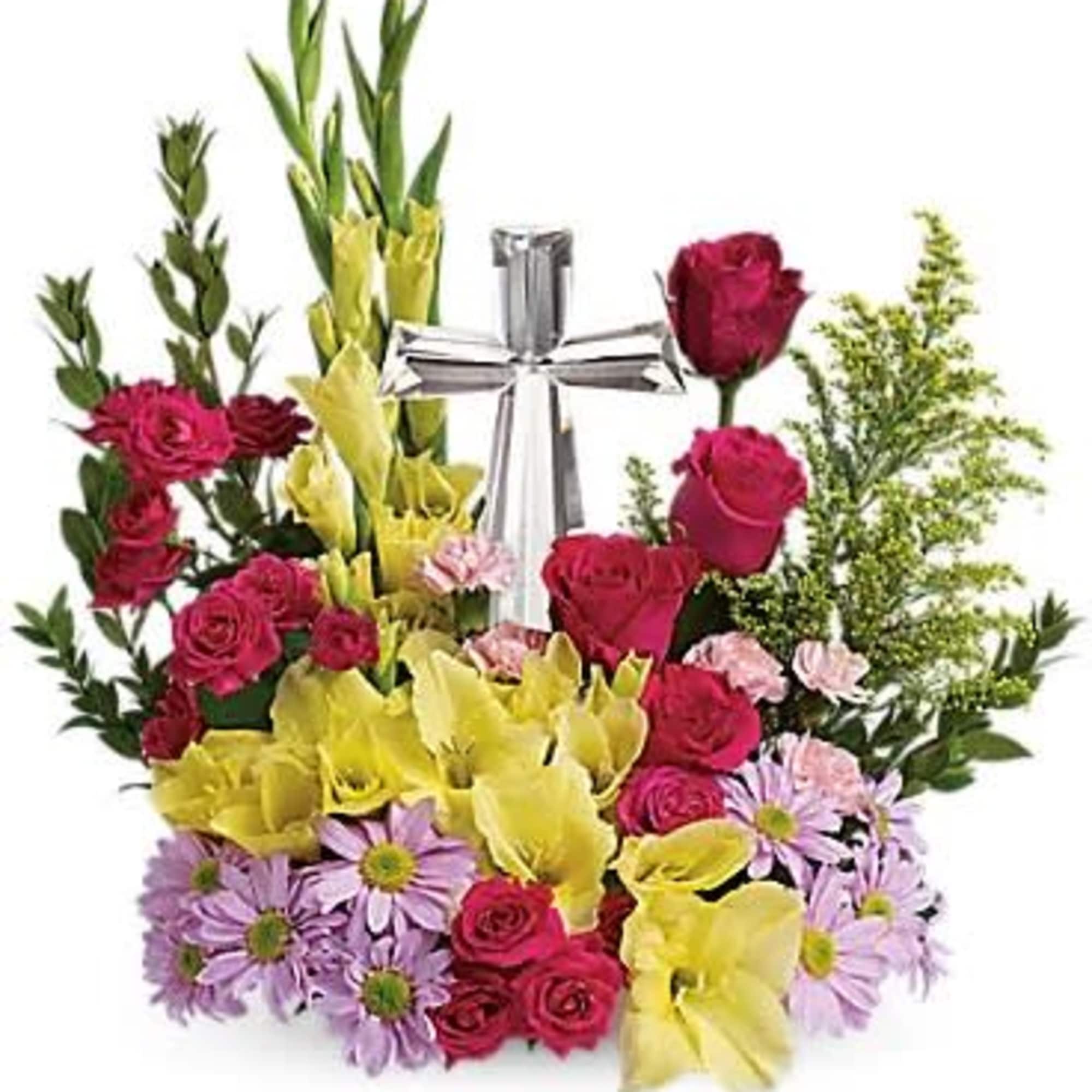 Celebrate the reason for the season with radiant flowers cradling an exquisitely