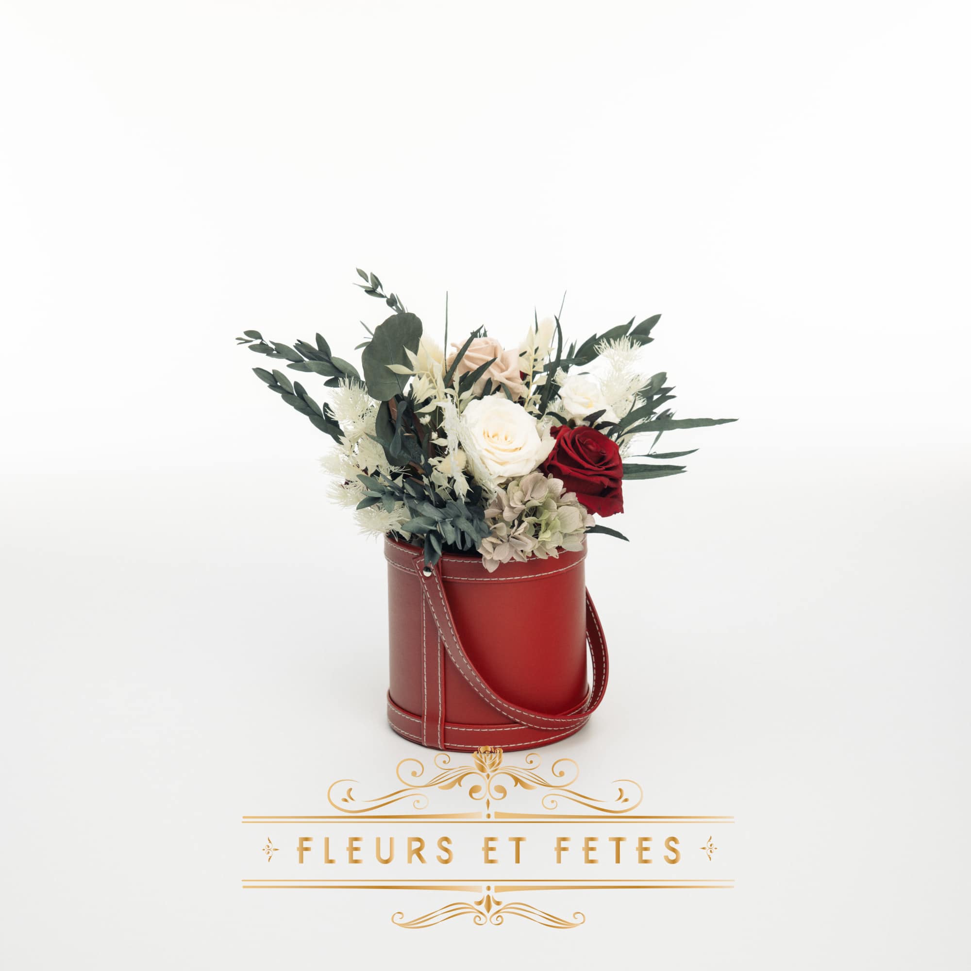 This timeless arrangement is a part of our Everlasting Collection and features