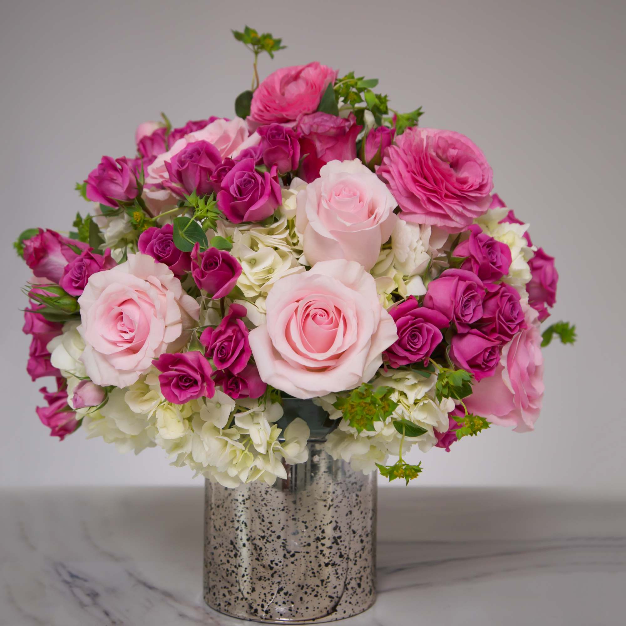 Pretty Pink is an amazing collection of wide ranging flowers, including hydrangeas Pretty Pink is an amazing collection of wide ranging flowers, including hydrangeas