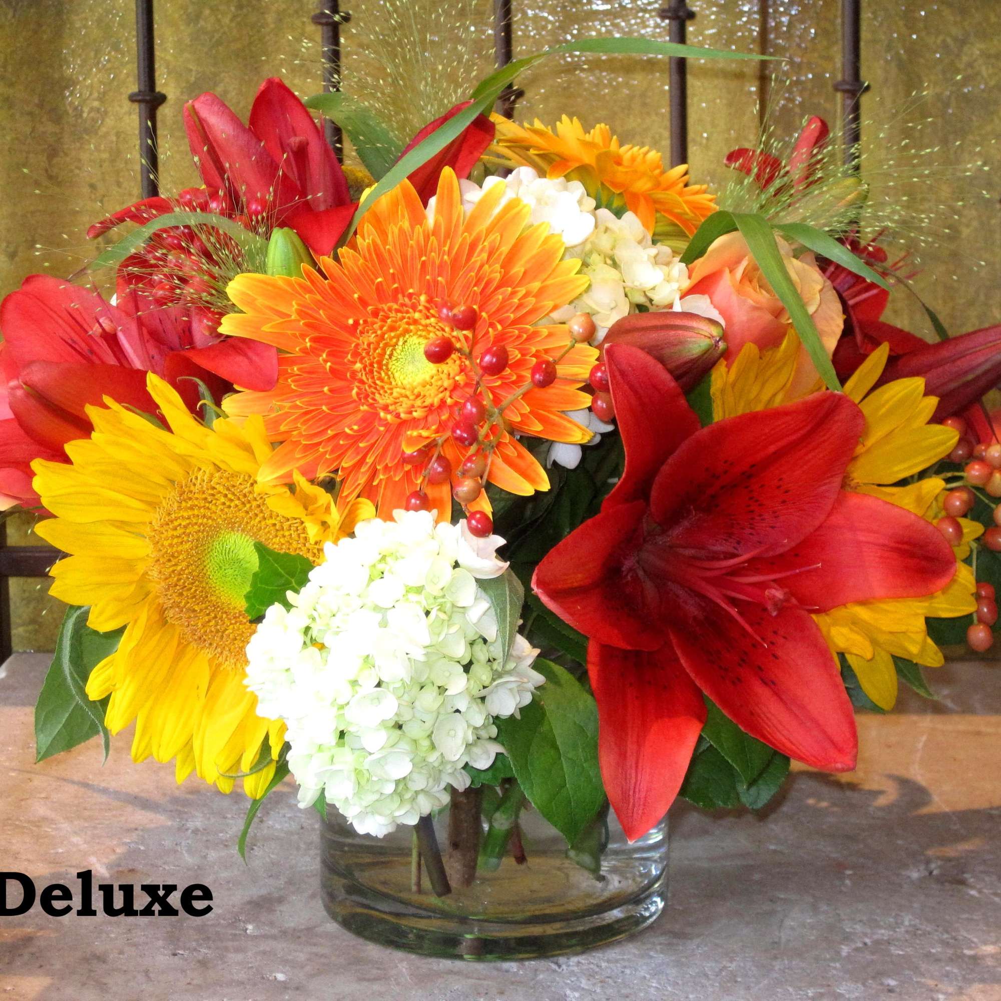  "Our arrangements are designed with the best seasonal blooms. Send yourself
