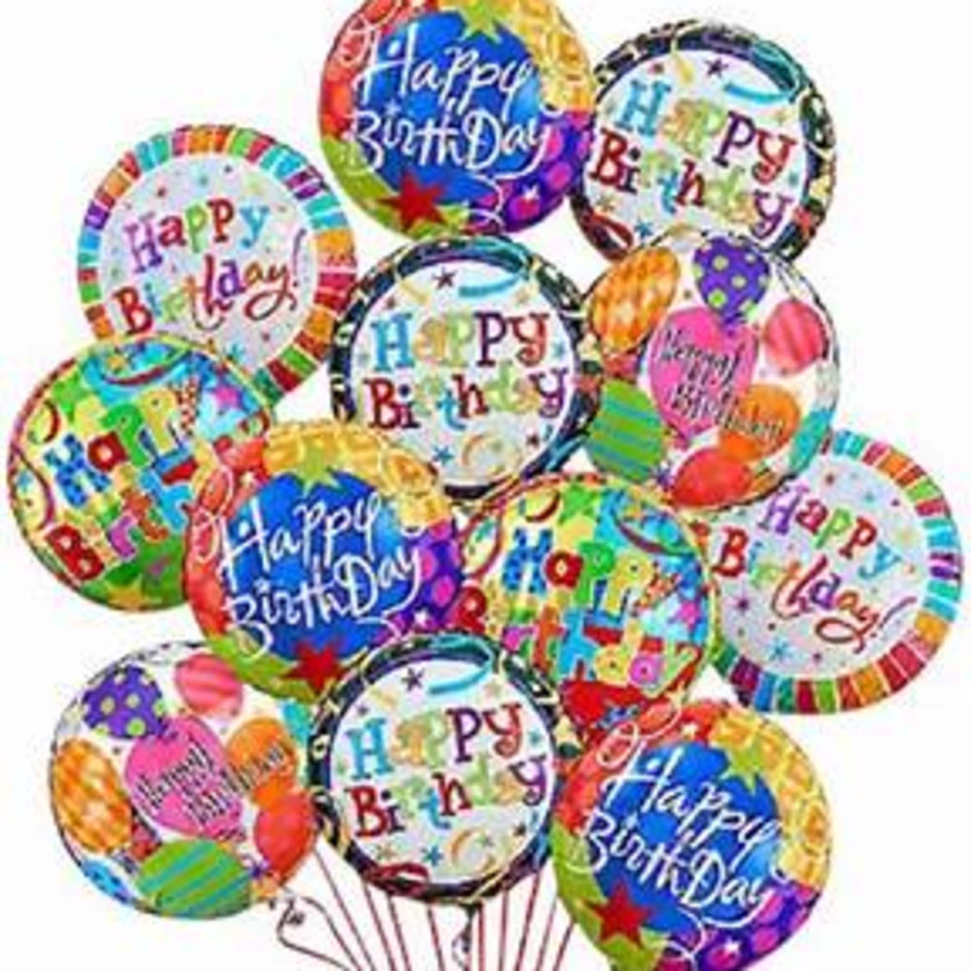 Mylar Balloons add a bit of fun to any occasion! 
Happy Birthday