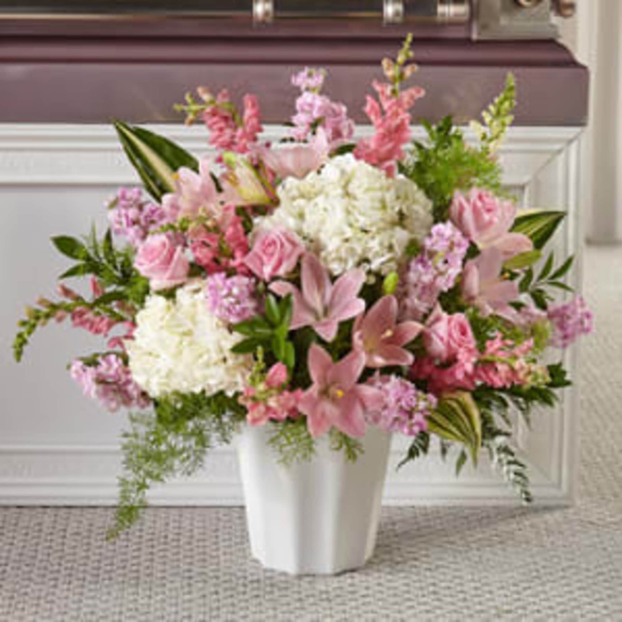 Express your condolences in a genuine way with our Simply Serene&trade; Floor