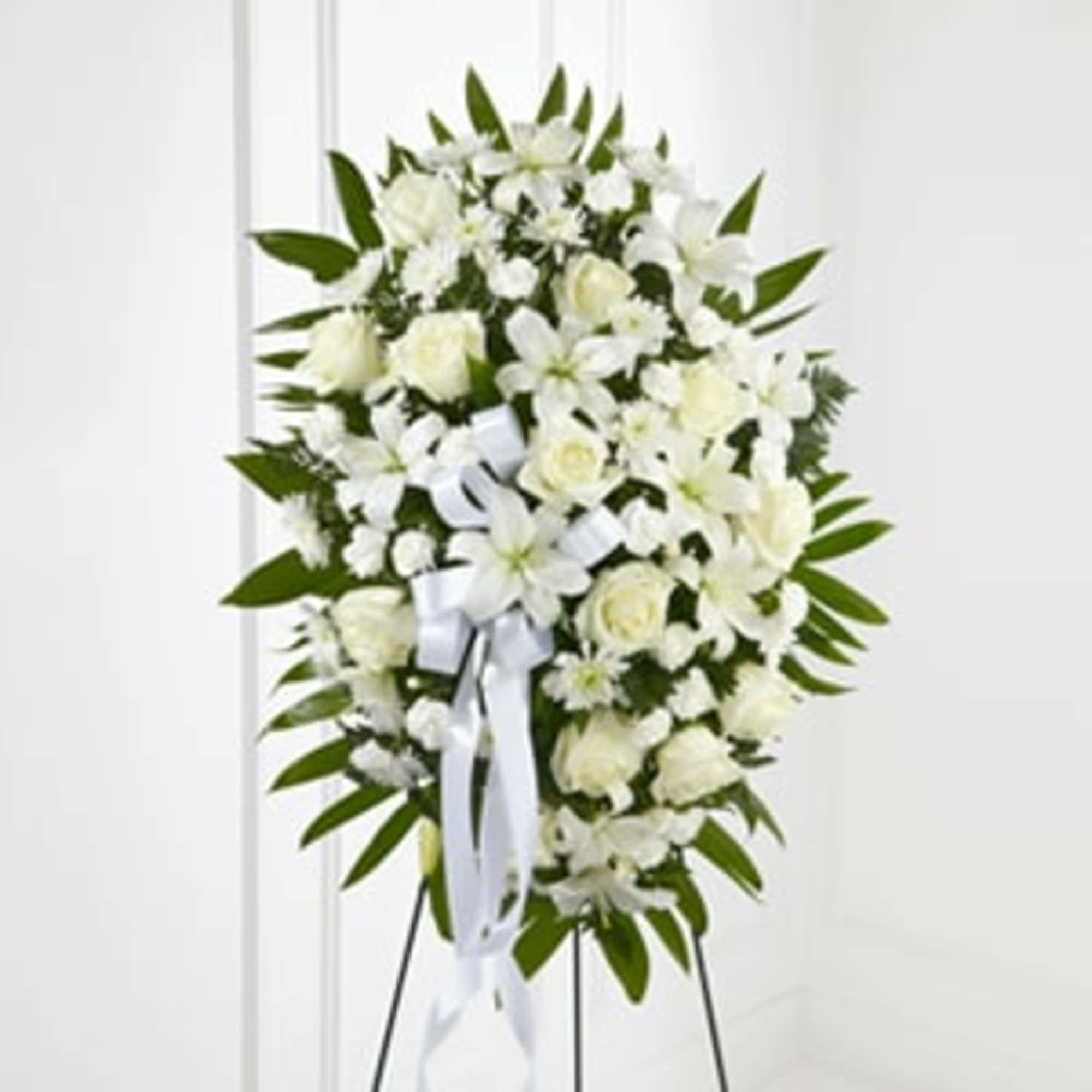 The FTD® Exquisite Tribute™ Standing Spray in Rainsville, AL