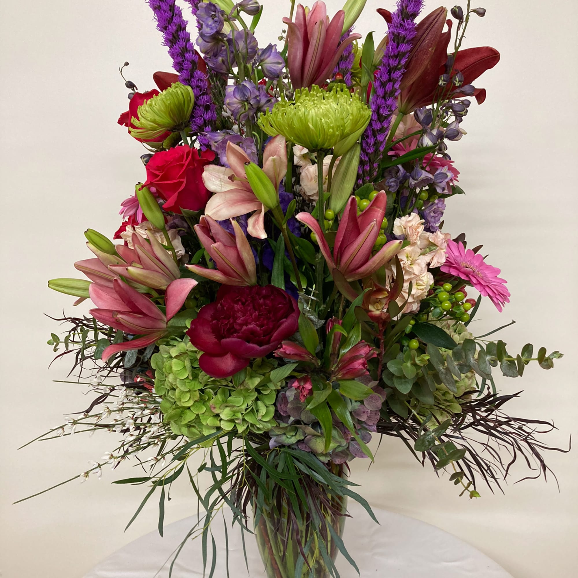 A myriad of colors, a myriad of flowers, spin a fantastic bouquet