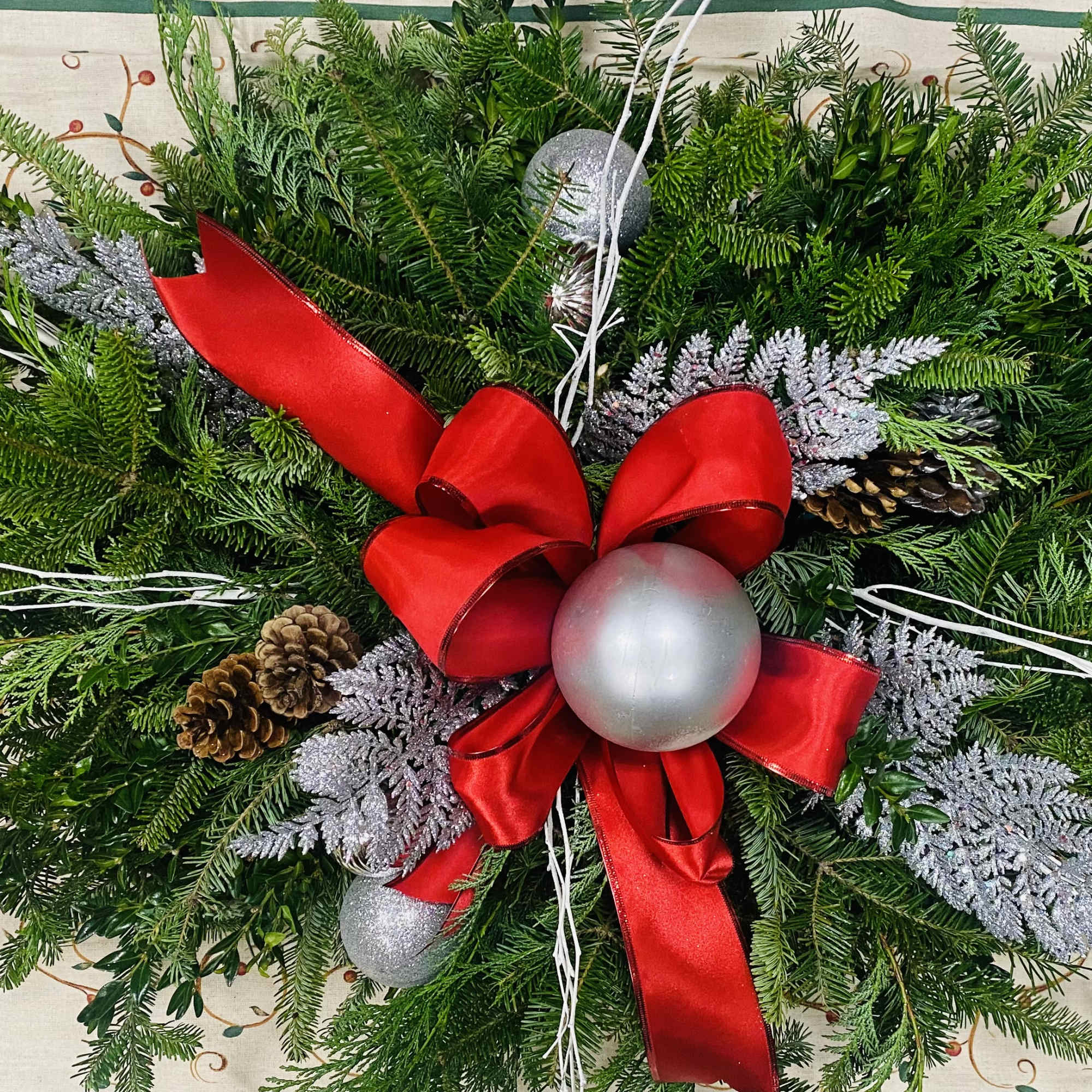 Lost Loved Ones Remembered This Holiday Season w/ Winter Foliage and Christmas