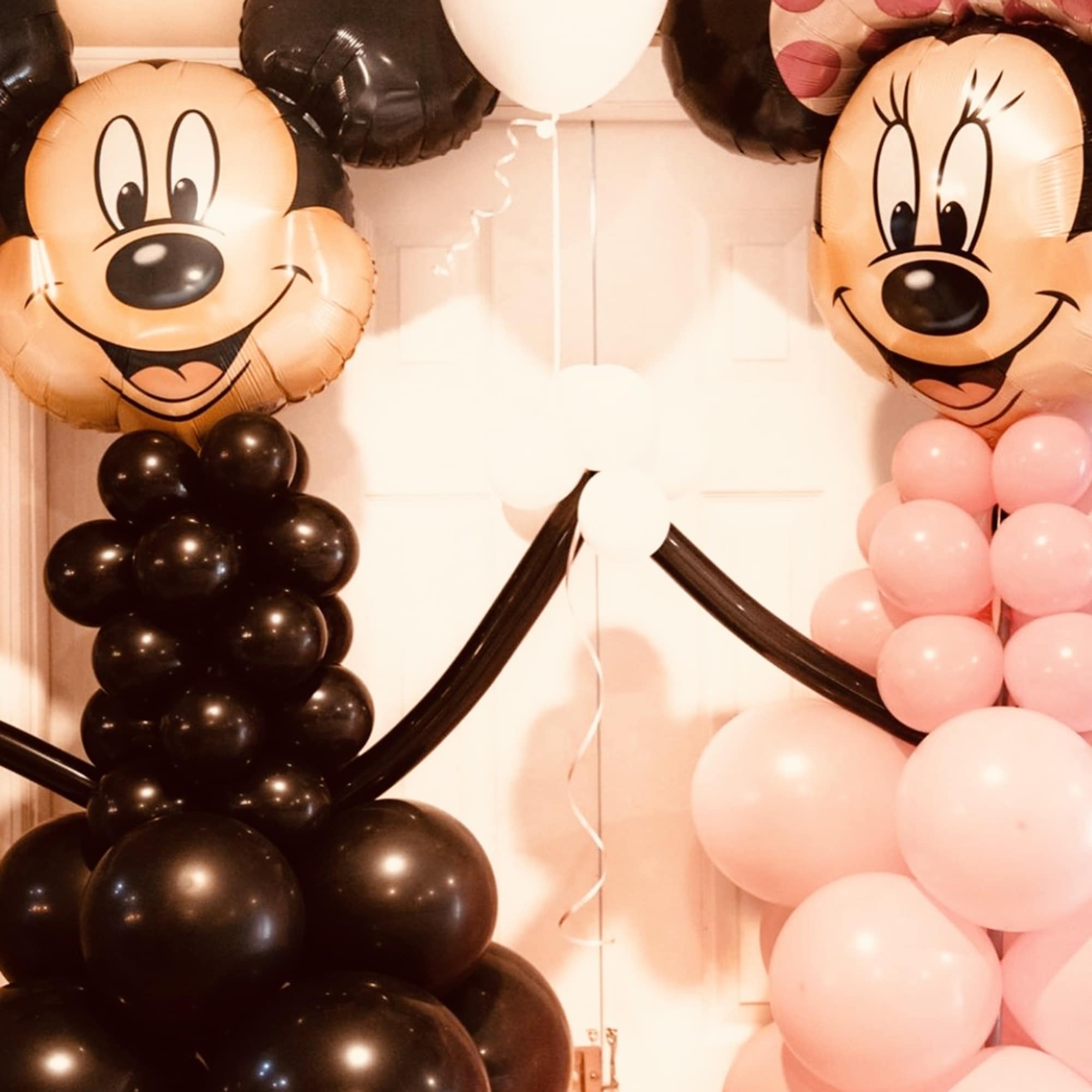 Balloon colors of customer choice. Made from latex balloons. Approximately 6 feet