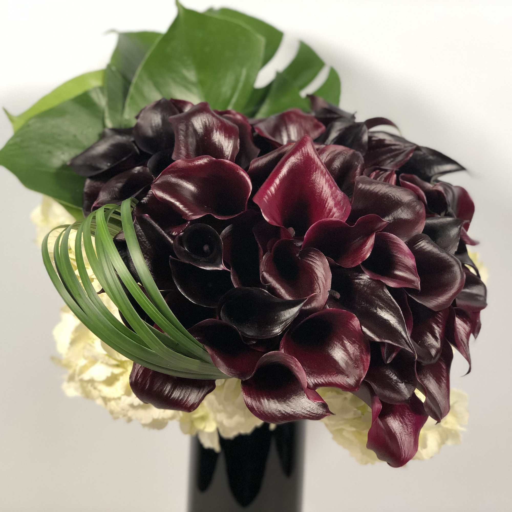 A stunning and ultra chic arrangement that truly highlights the beauty of