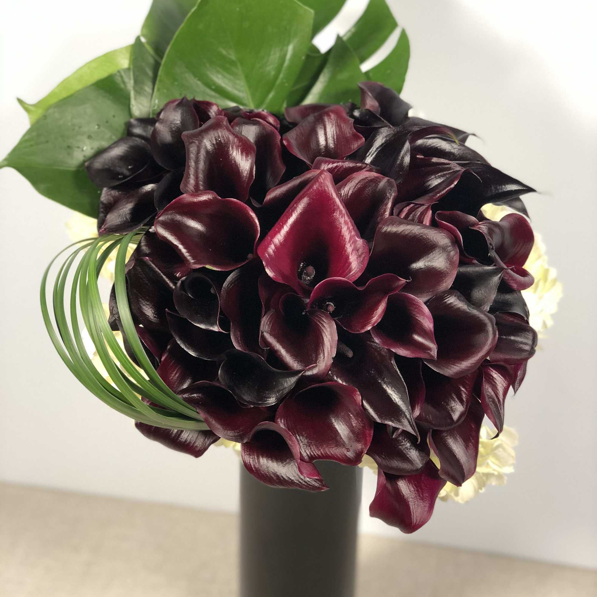 A stunning and ultra chic arrangement that truly highlights the beauty of