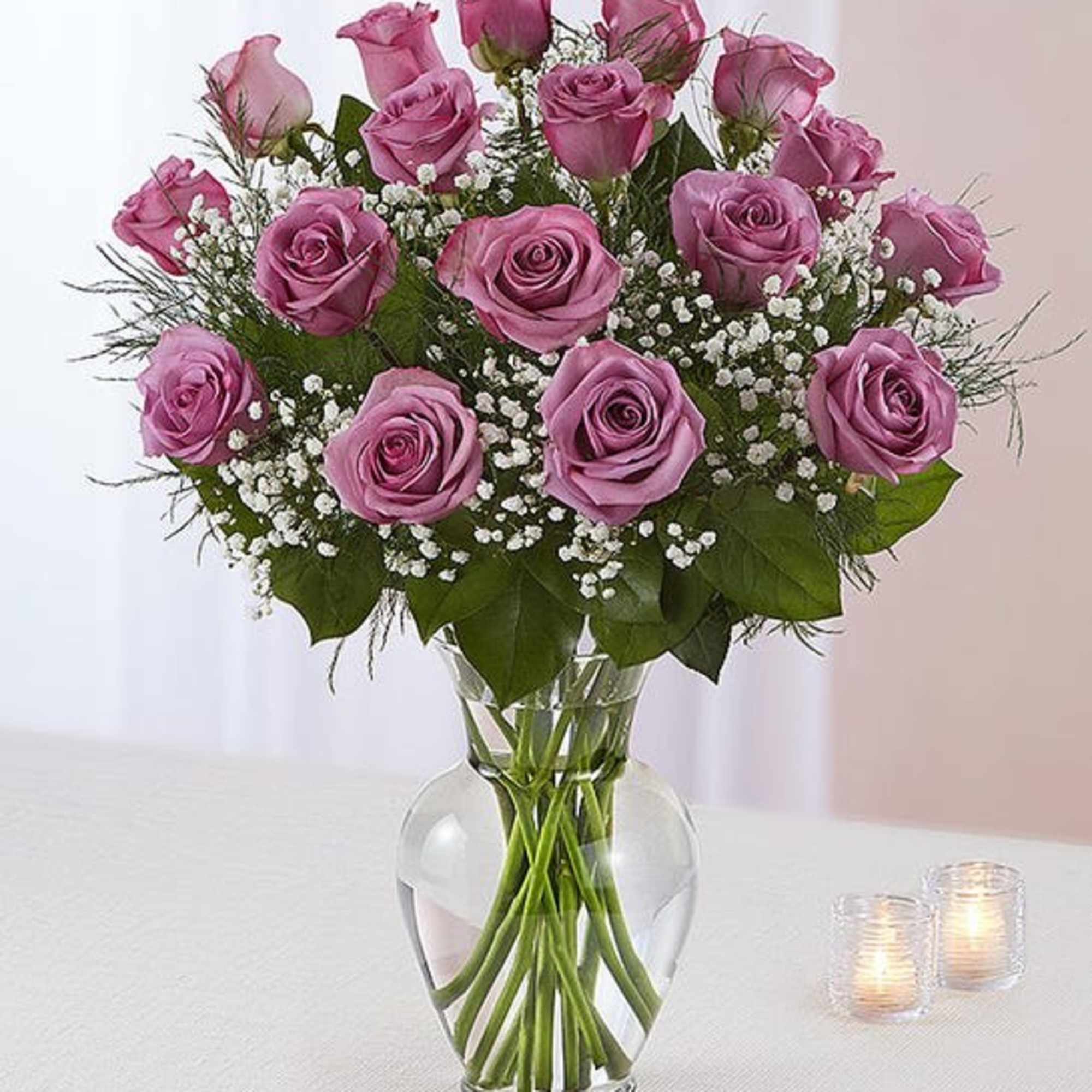 Our lovely lavender roses are an elegant surprise for someone who means