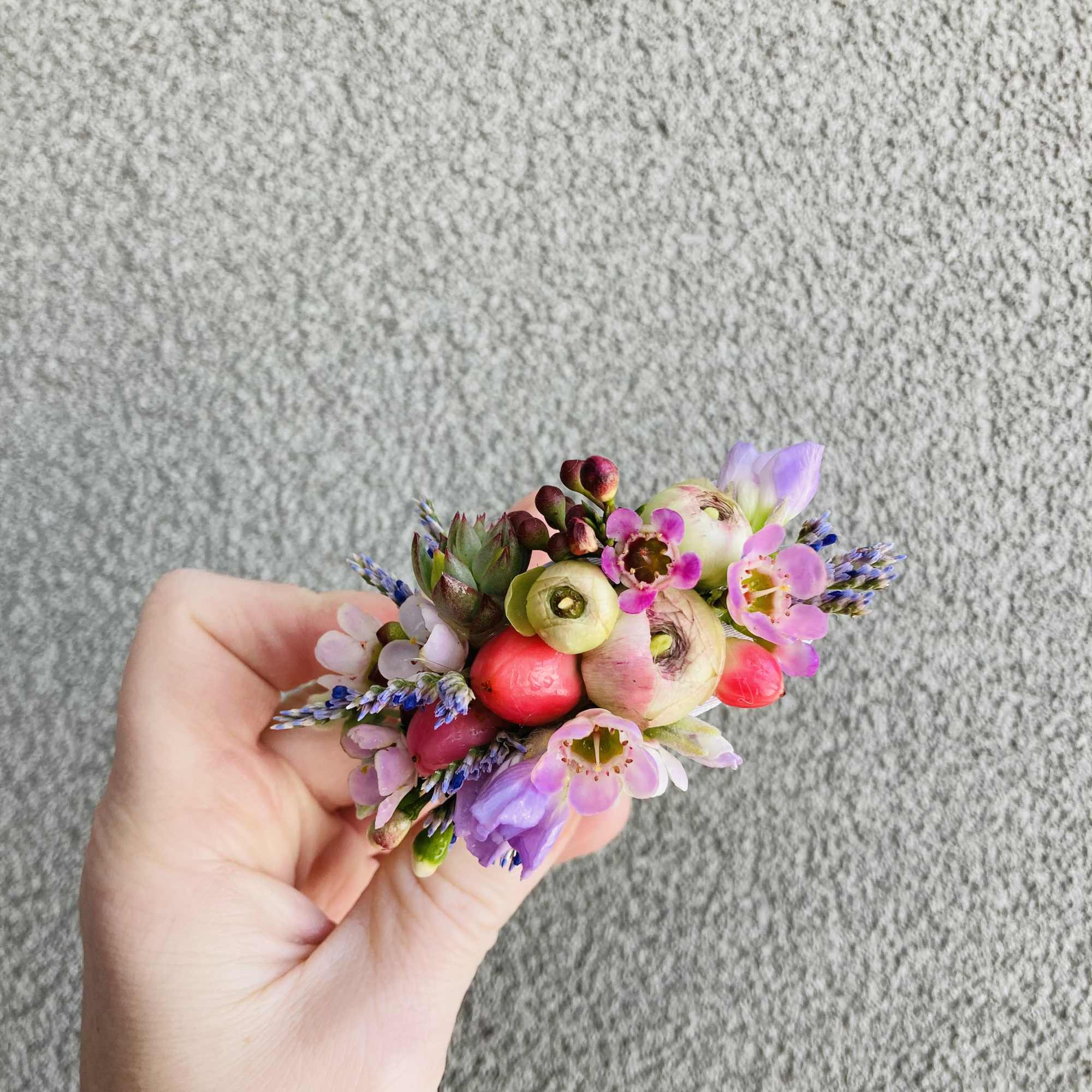 Artificial flower bracelet sale