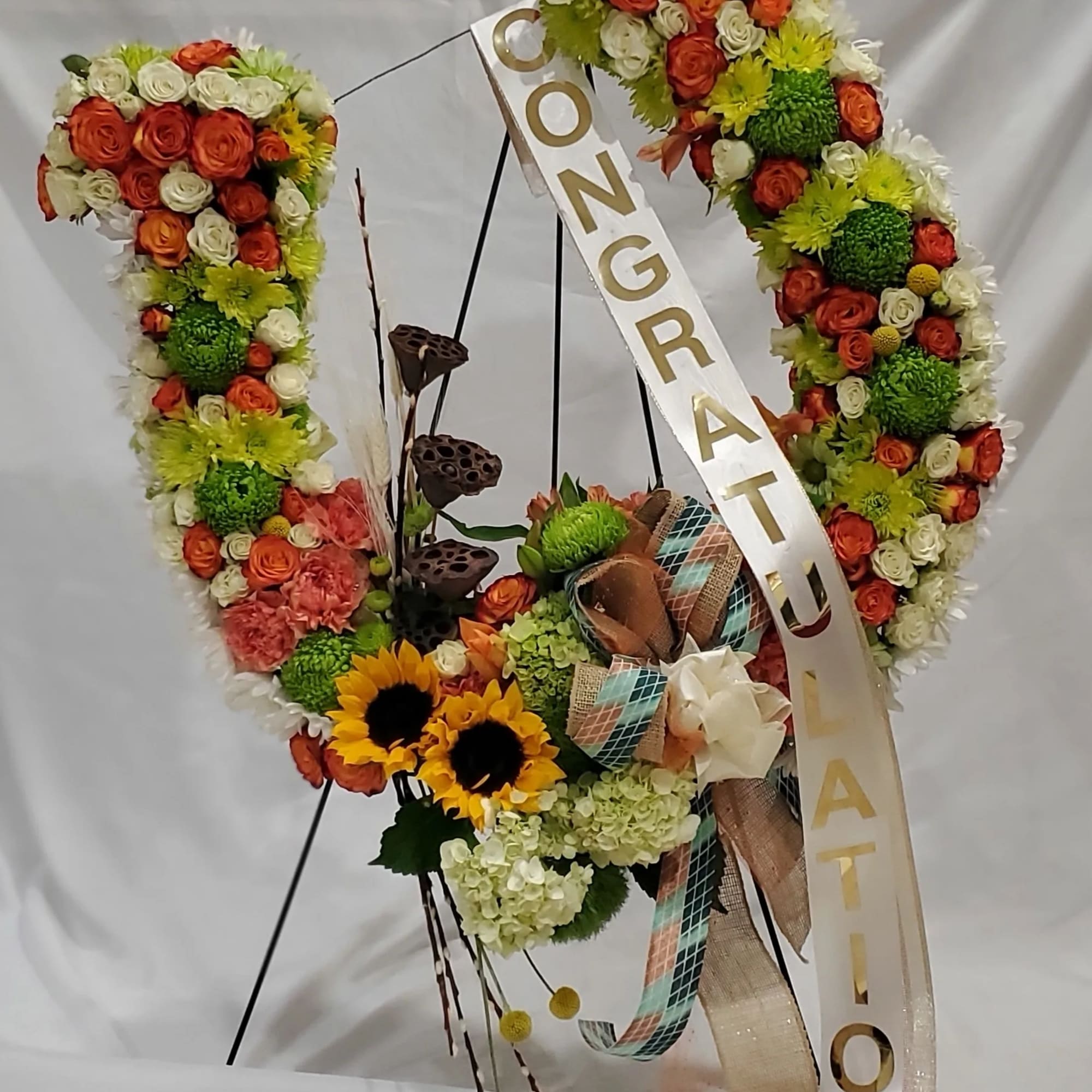 Let our creative head designer create a wonderfully crafted arrangement using fresh