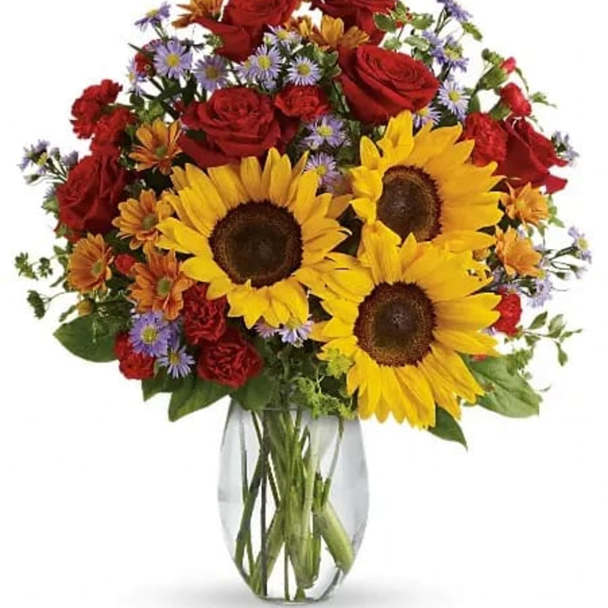 Pure happiness is what this pretty bouquet delivers - whether you're sending Pure happiness is what this pretty bouquet delivers - whether you're sending