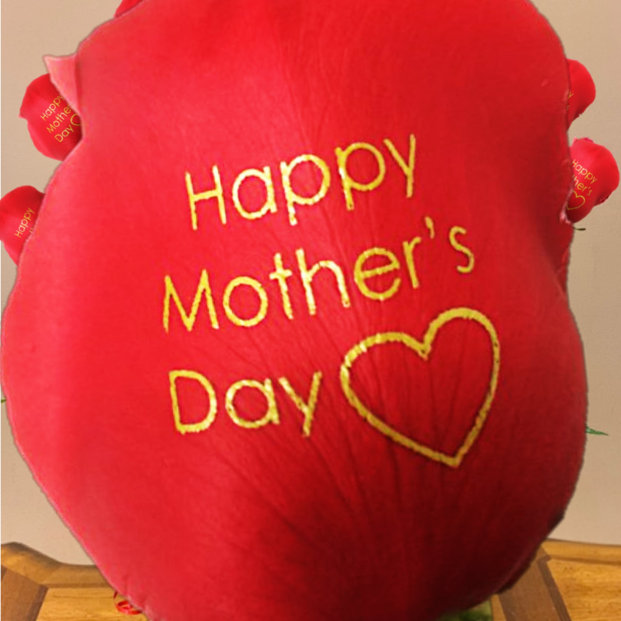 One dozen long stem FRESH  roses each individually rose personalized with