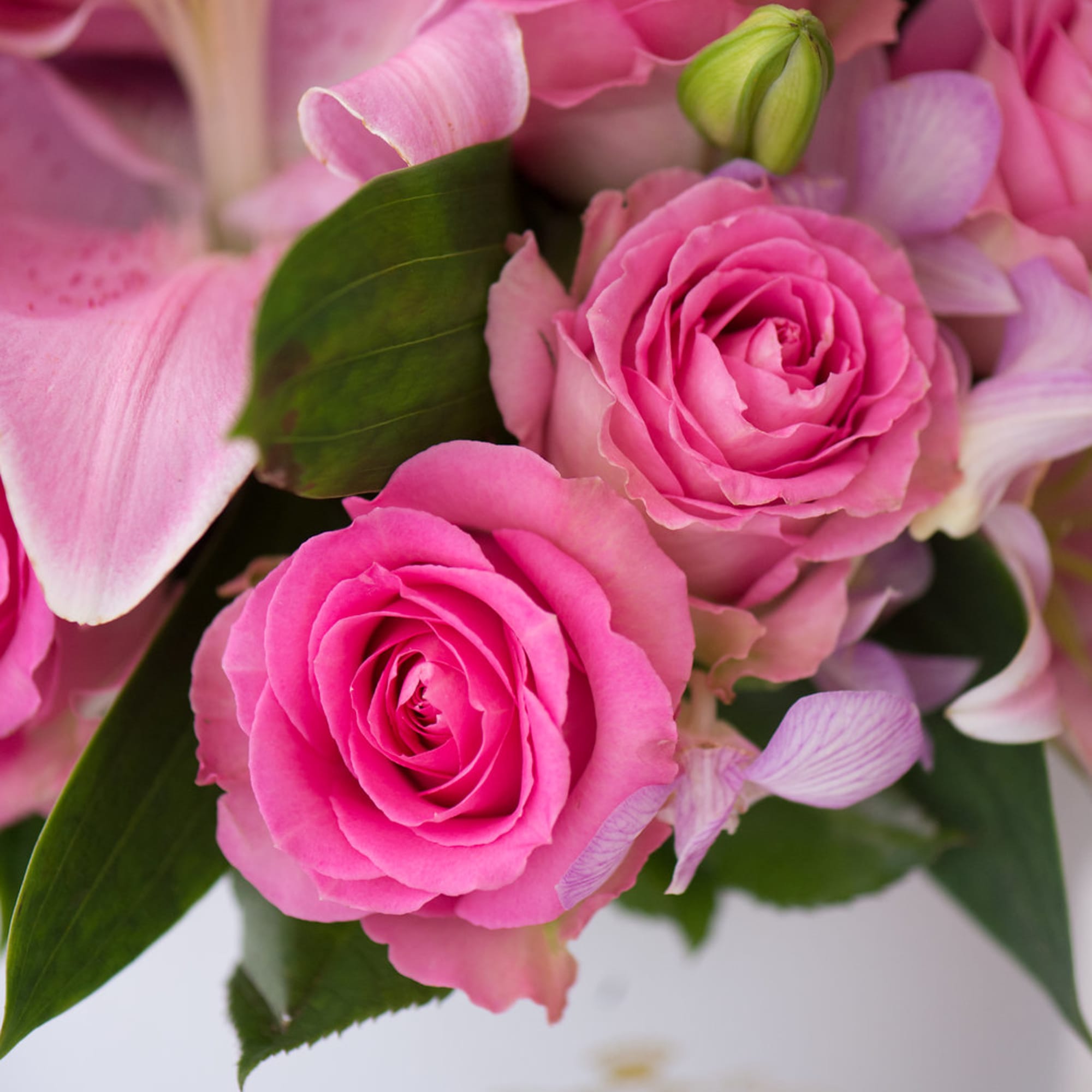 This gorgeous bouquet is perfect for PINK LOVERS! and is great for