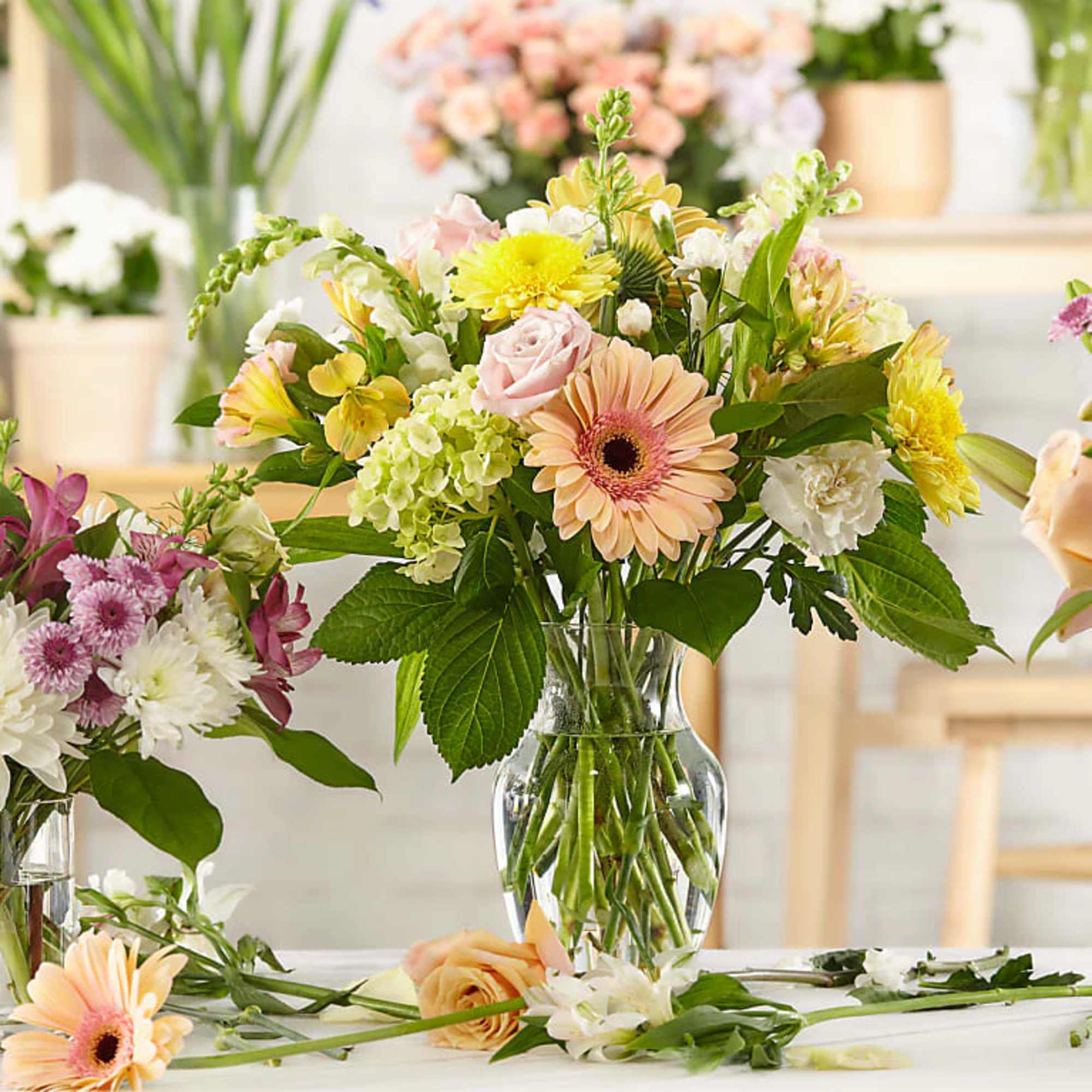 A soft, colorful bouquet. From $60. A soft, colorful bouquet. From $60.