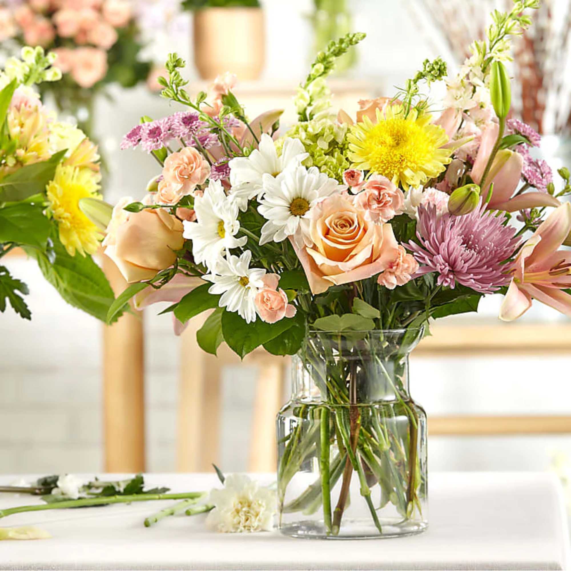 A soft, colorful bouquet. From $60. A soft, colorful bouquet. From $60.