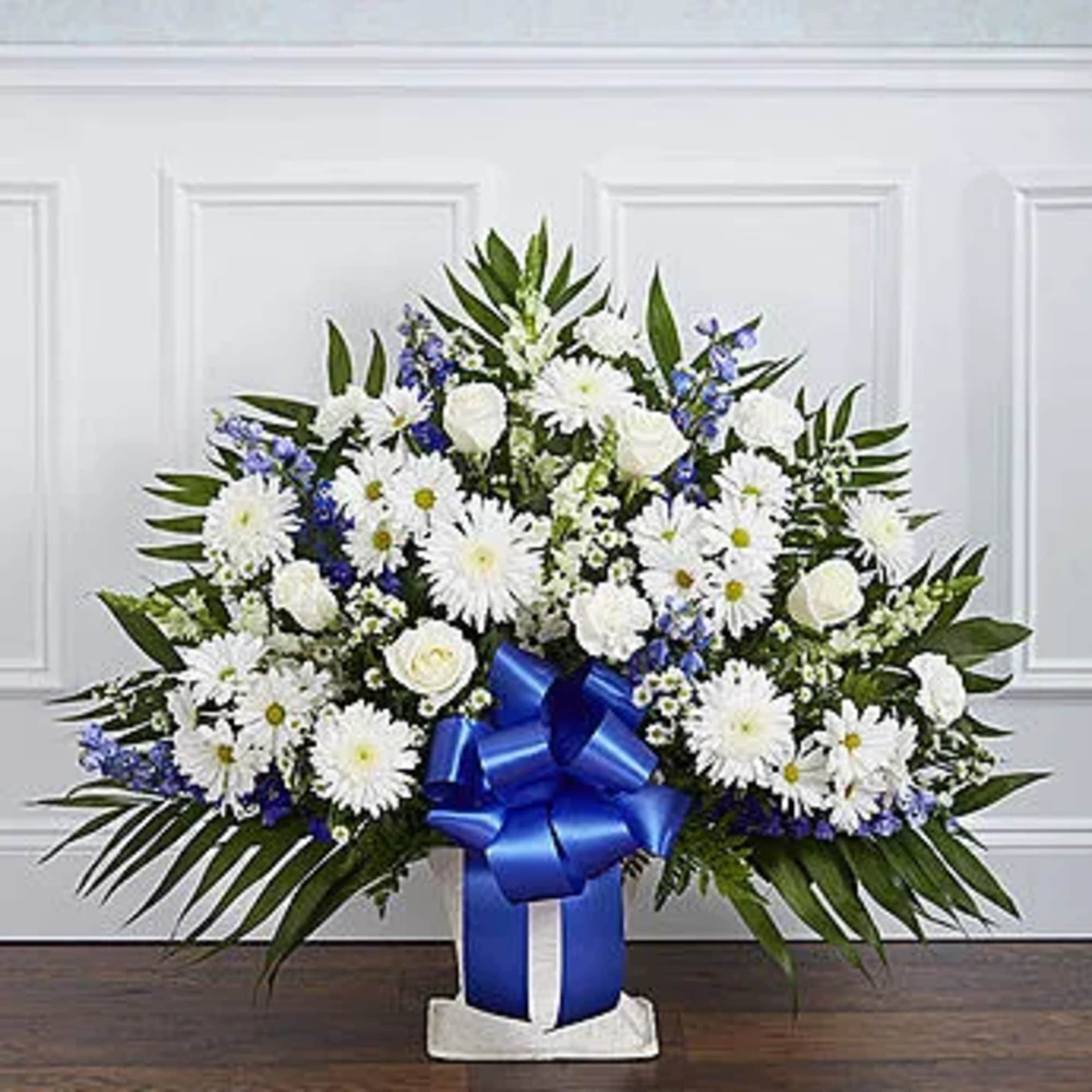Product ID: 91208


Our elegant floor basket arrangement is a heartfelt way to