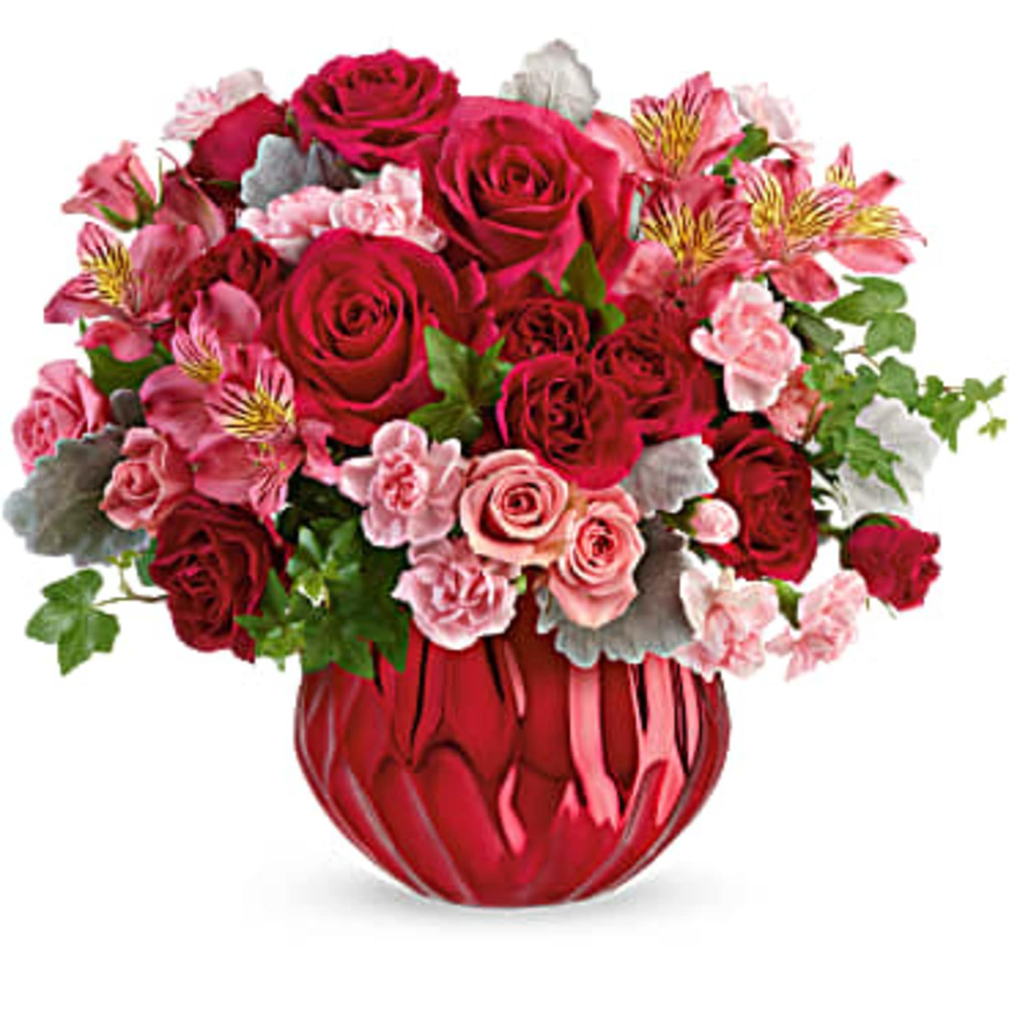 Pure enchantment! Sparkling like a rare gemstone, this alluring ceramic vase has