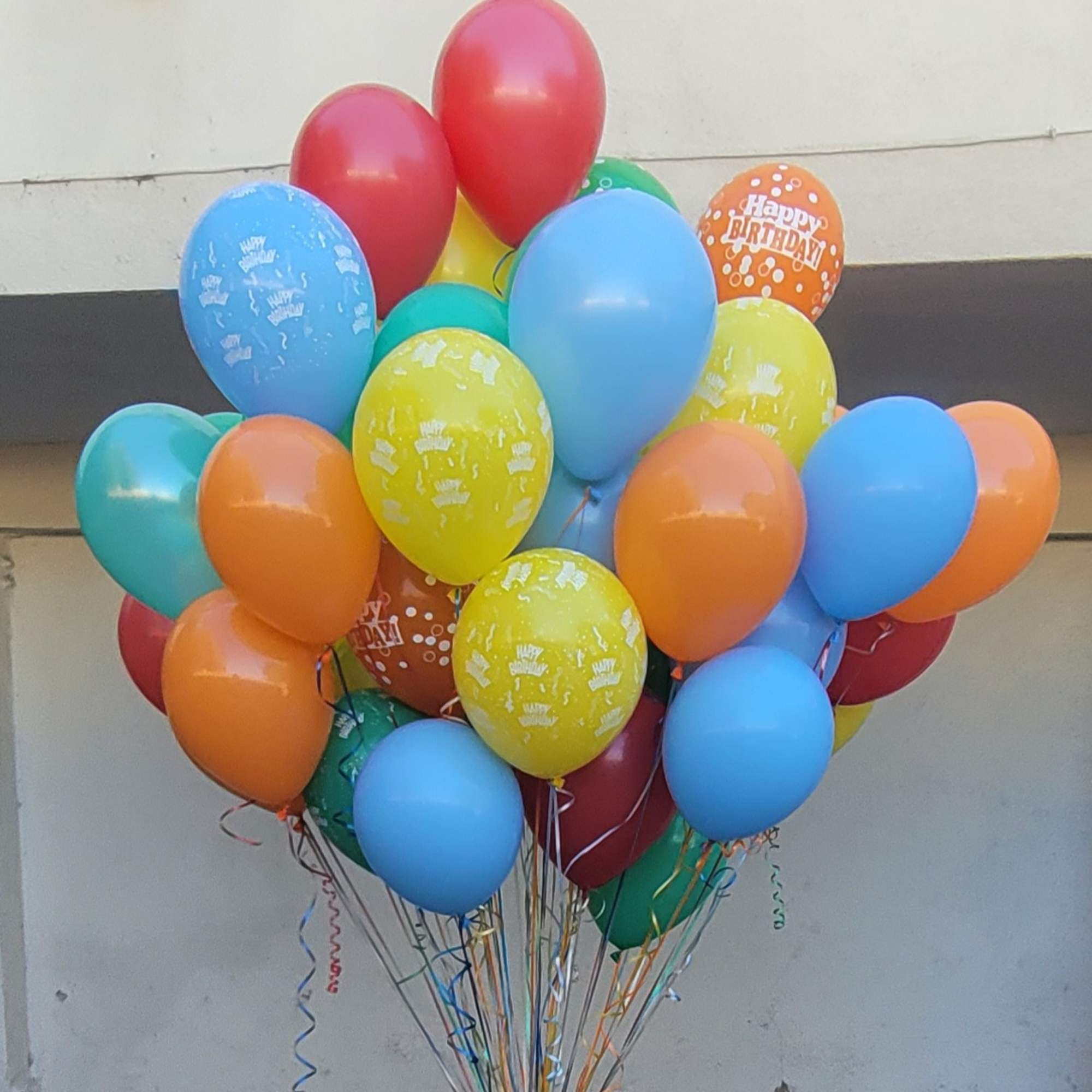 A variety of colors in 11 inch latex ballons