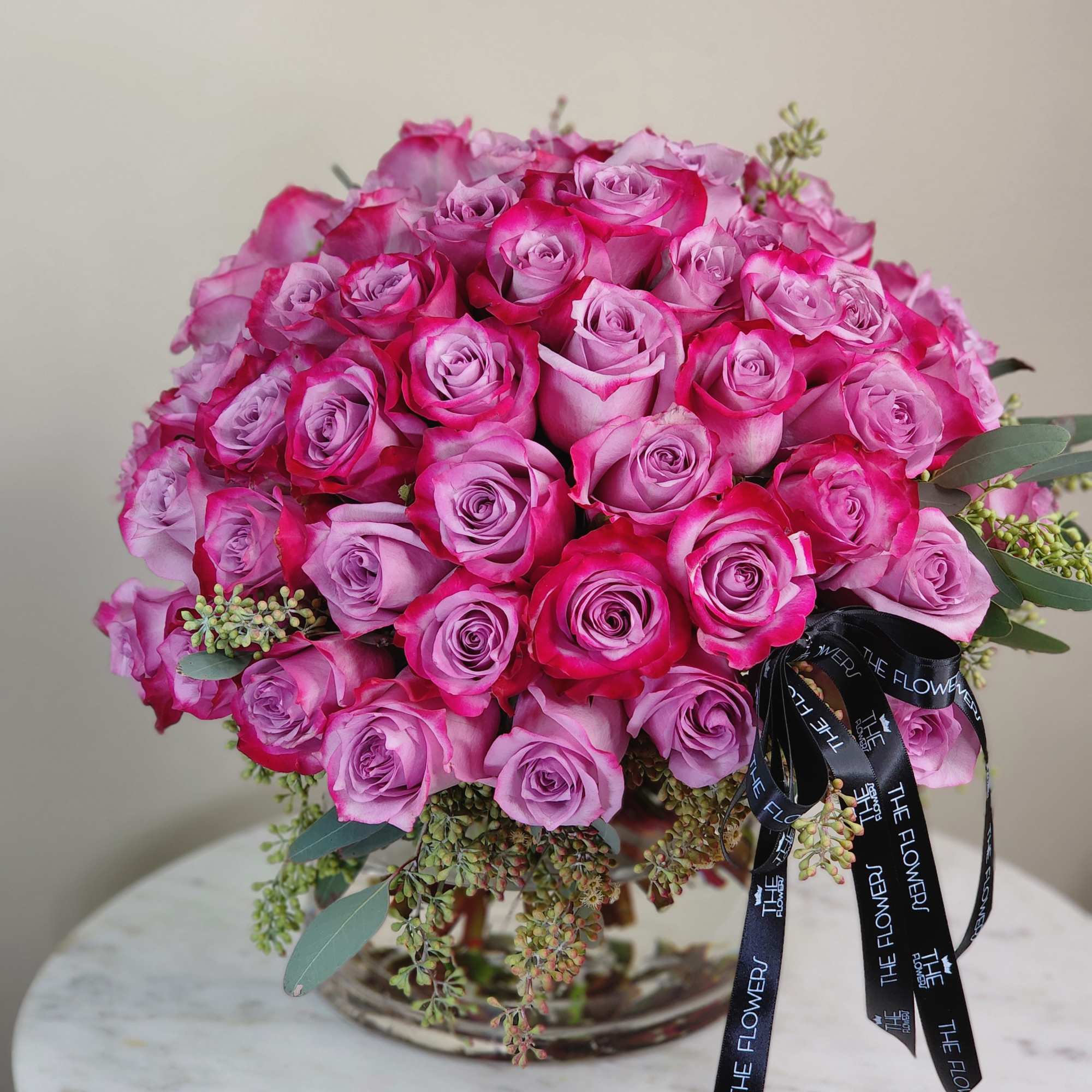 Surprise your loved ones, give them bouquets, arrange unexpected surprises. Purple roses