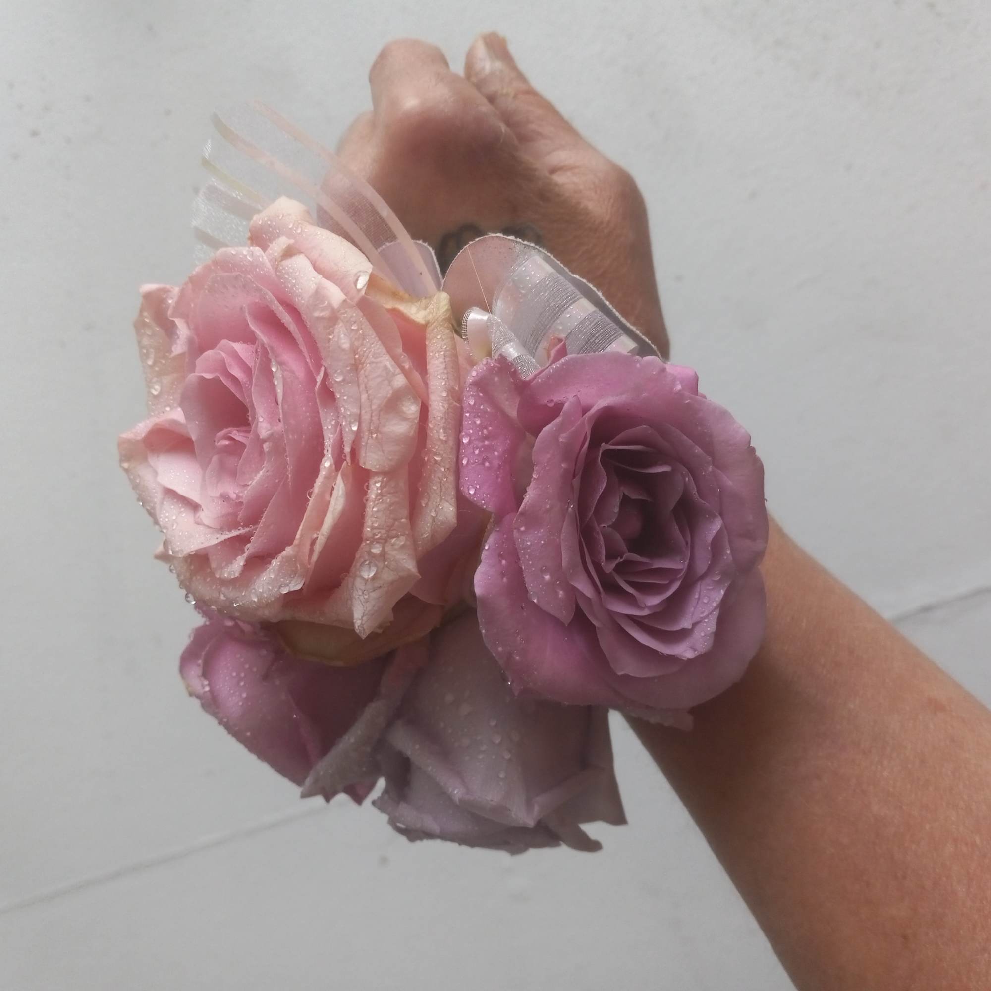 Beautiful wrist corsages for graduation